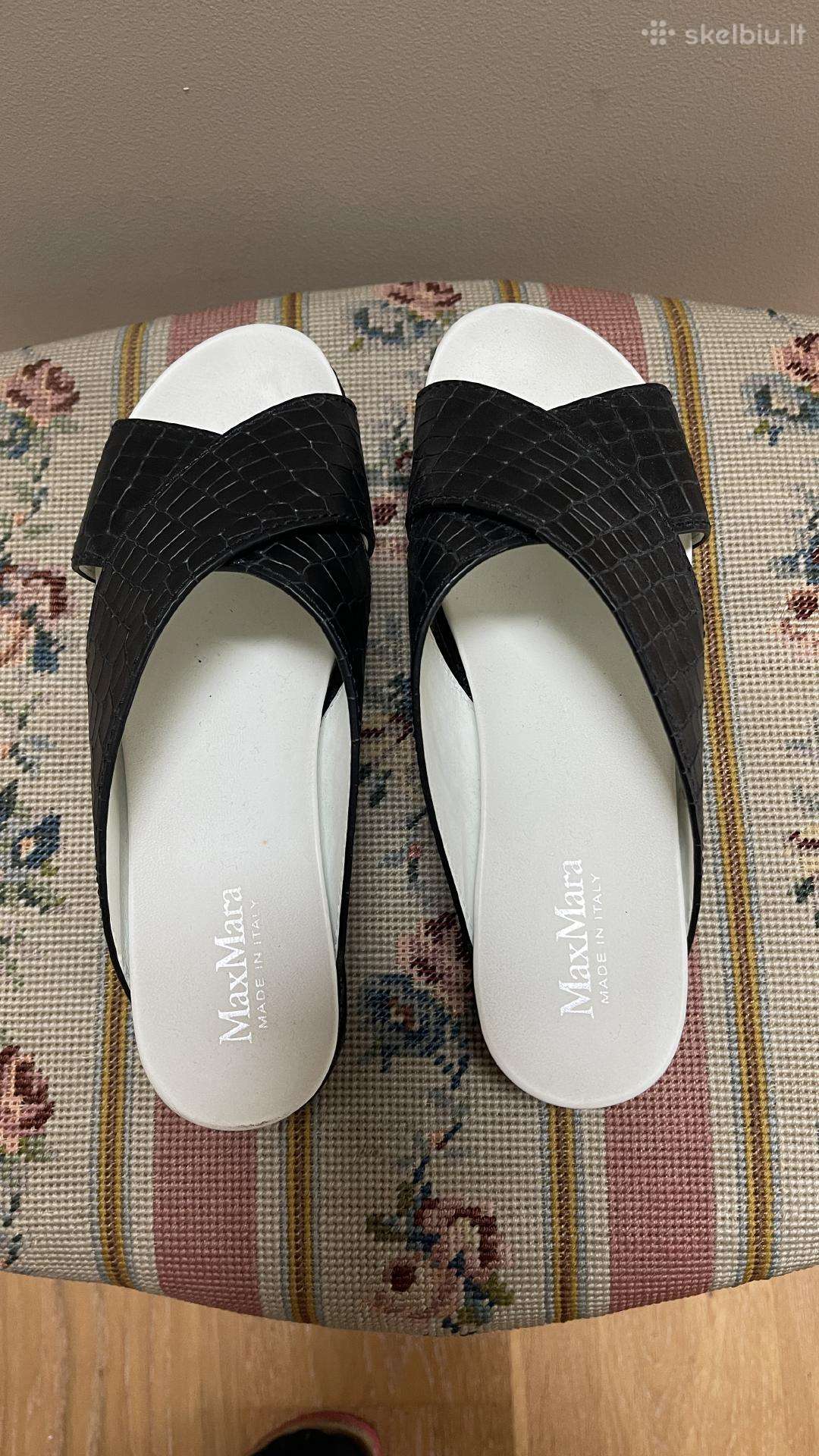 Maxmara odinės šlepetės