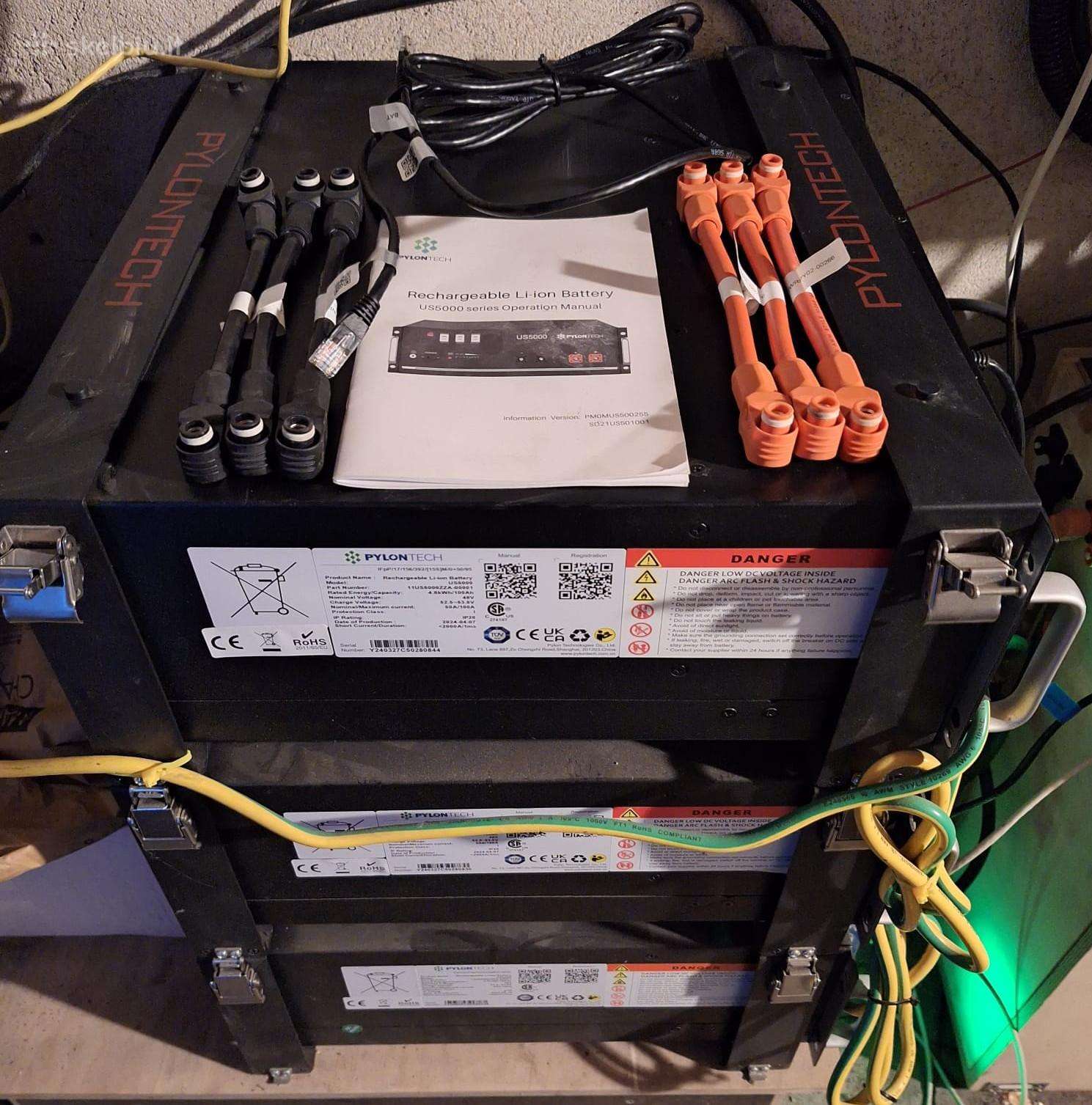 Pylontech Us5000 Lifepo4 akumuliatorių komplektas