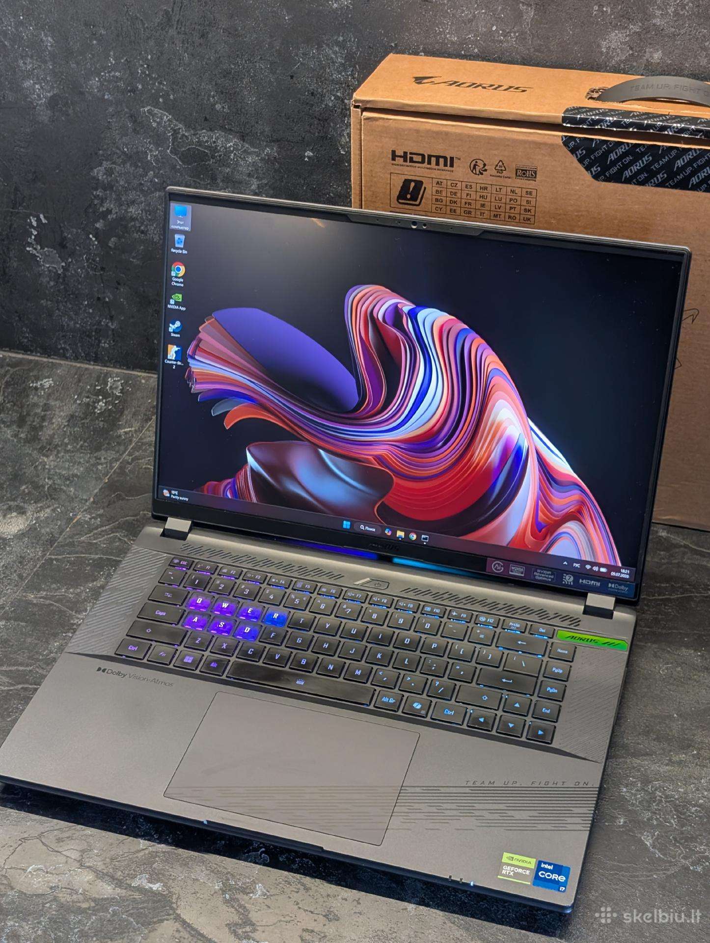 Aorus 16x, 2k, 4070, i7hx