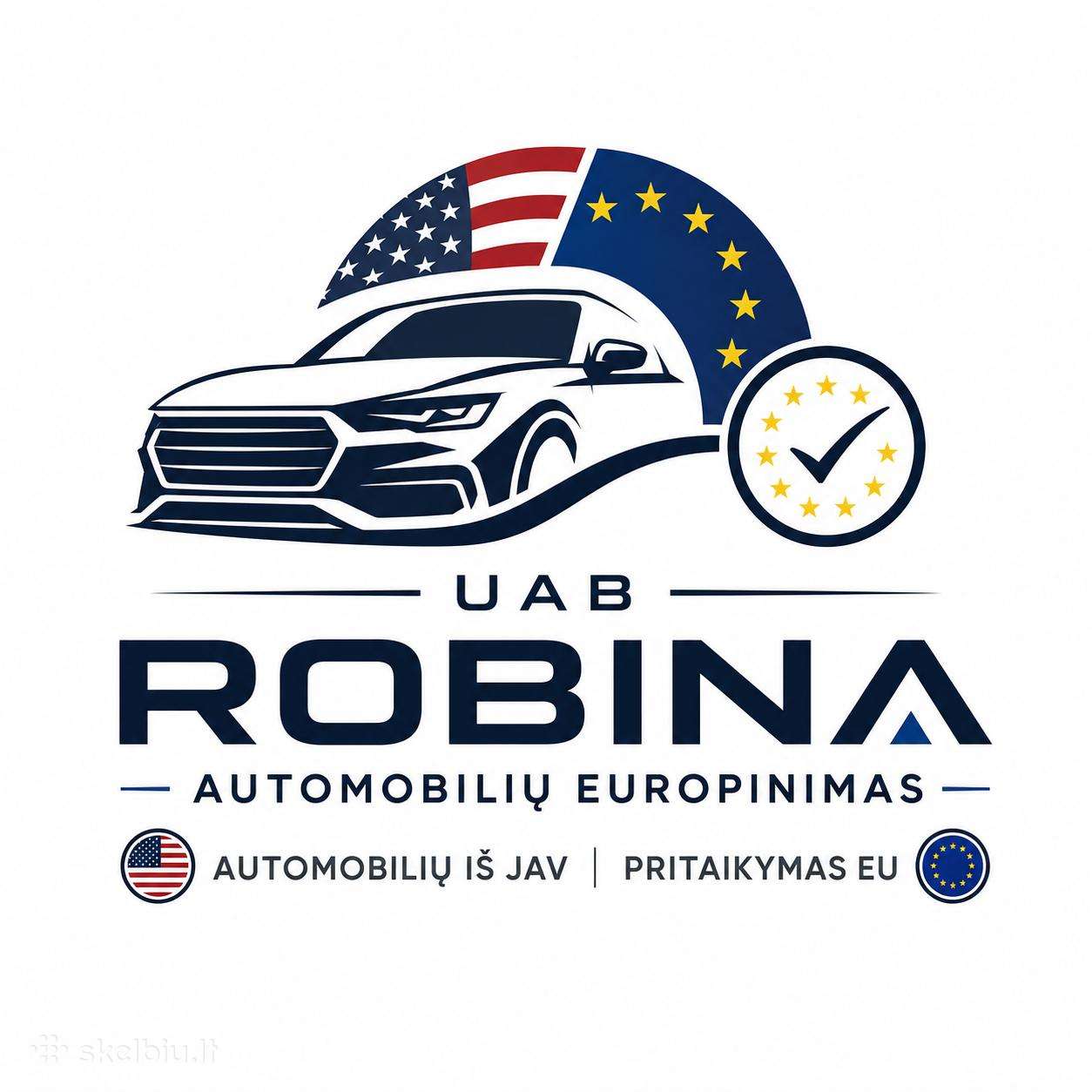 Automobilių iš JAV europinimas iki registracijos