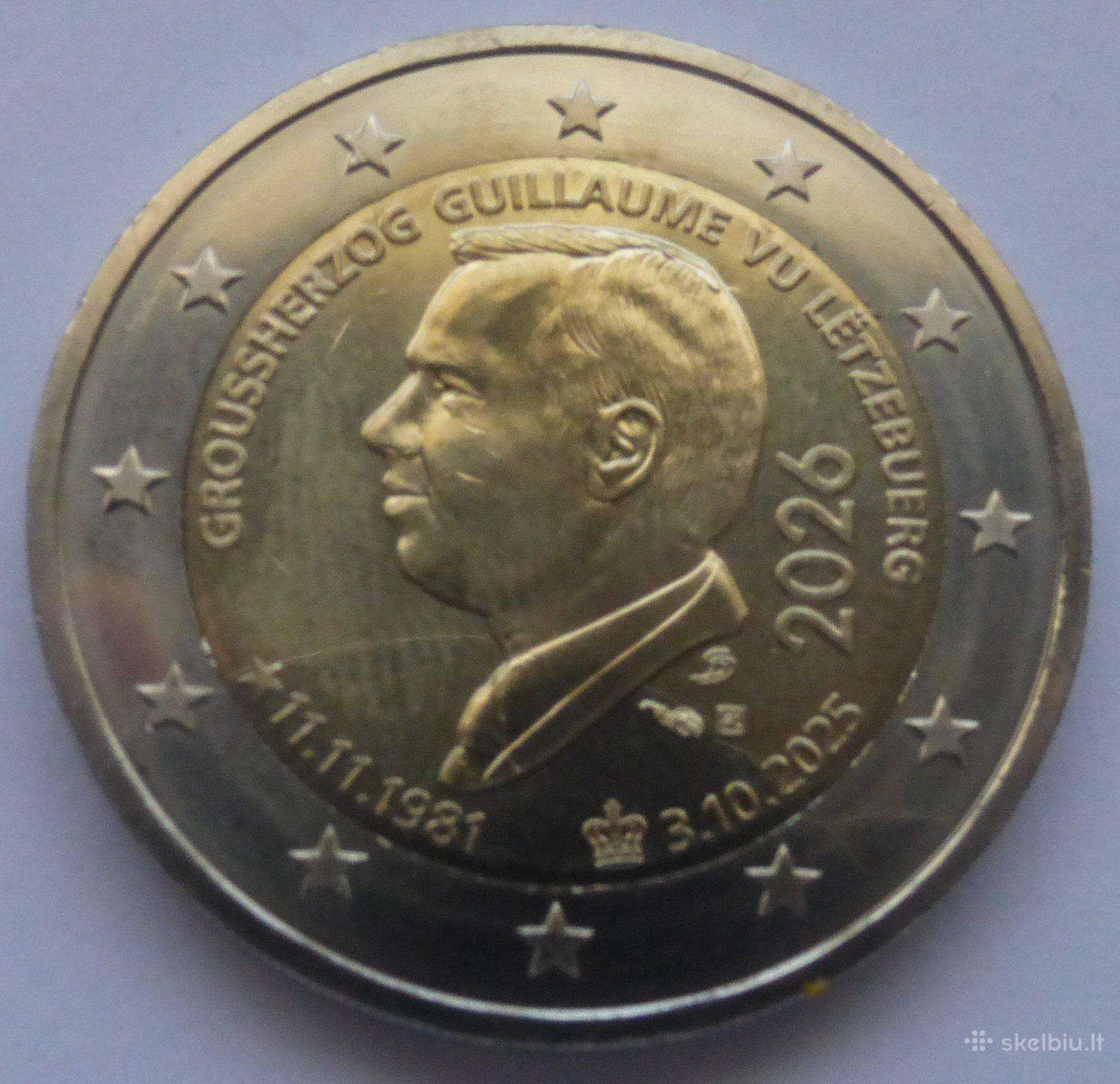 Liuksemburgas, 2026 m. 2 euro moneta