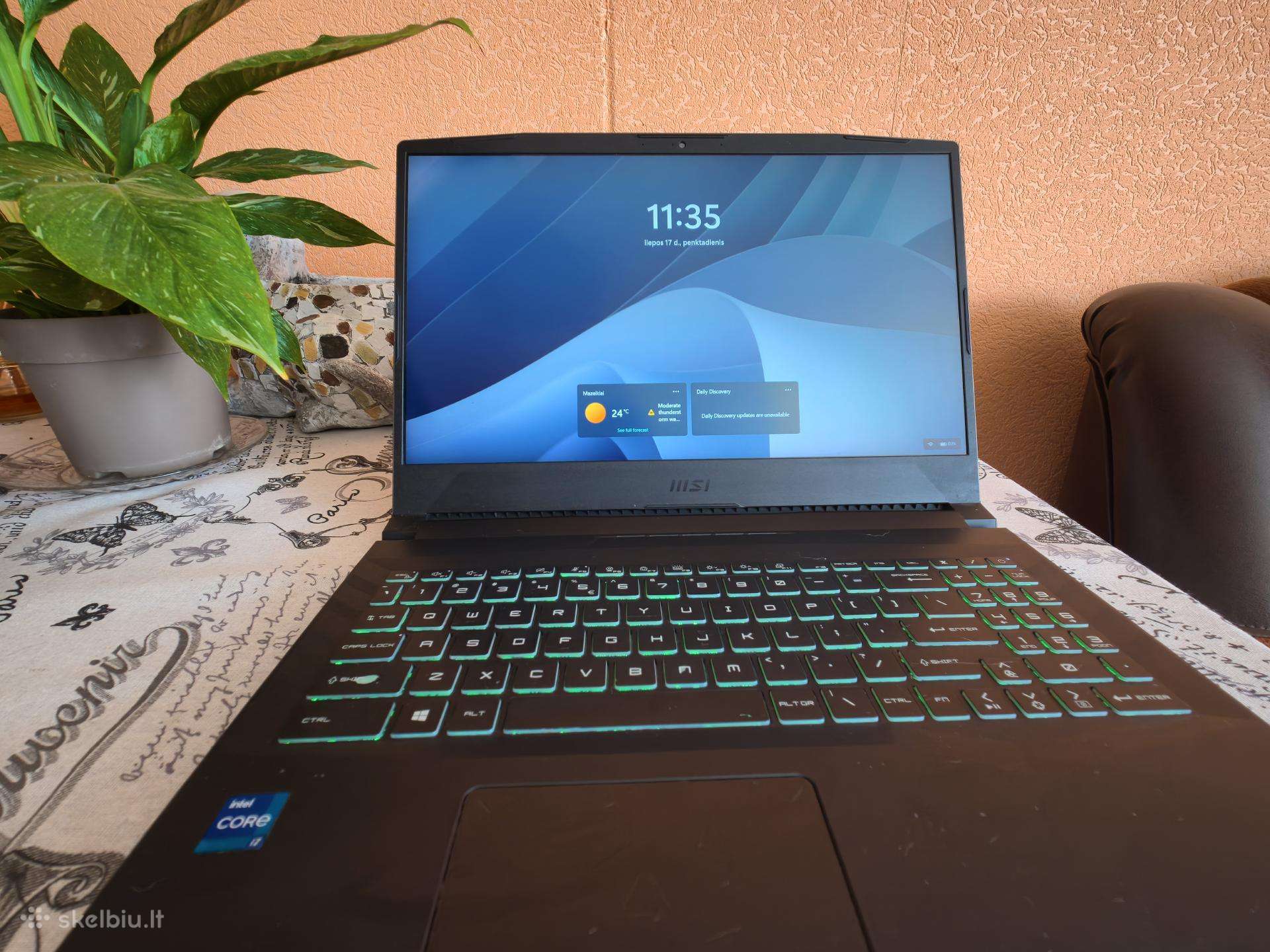 Nešiojamasis kompiuteris msi gl66 pulse