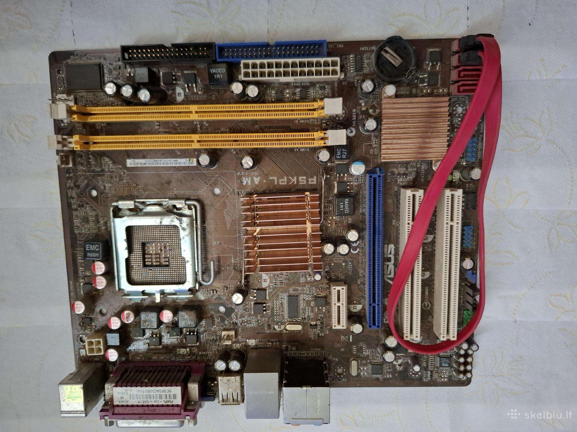 Asus P5kpl-am motininė plokštė, Ddr2
