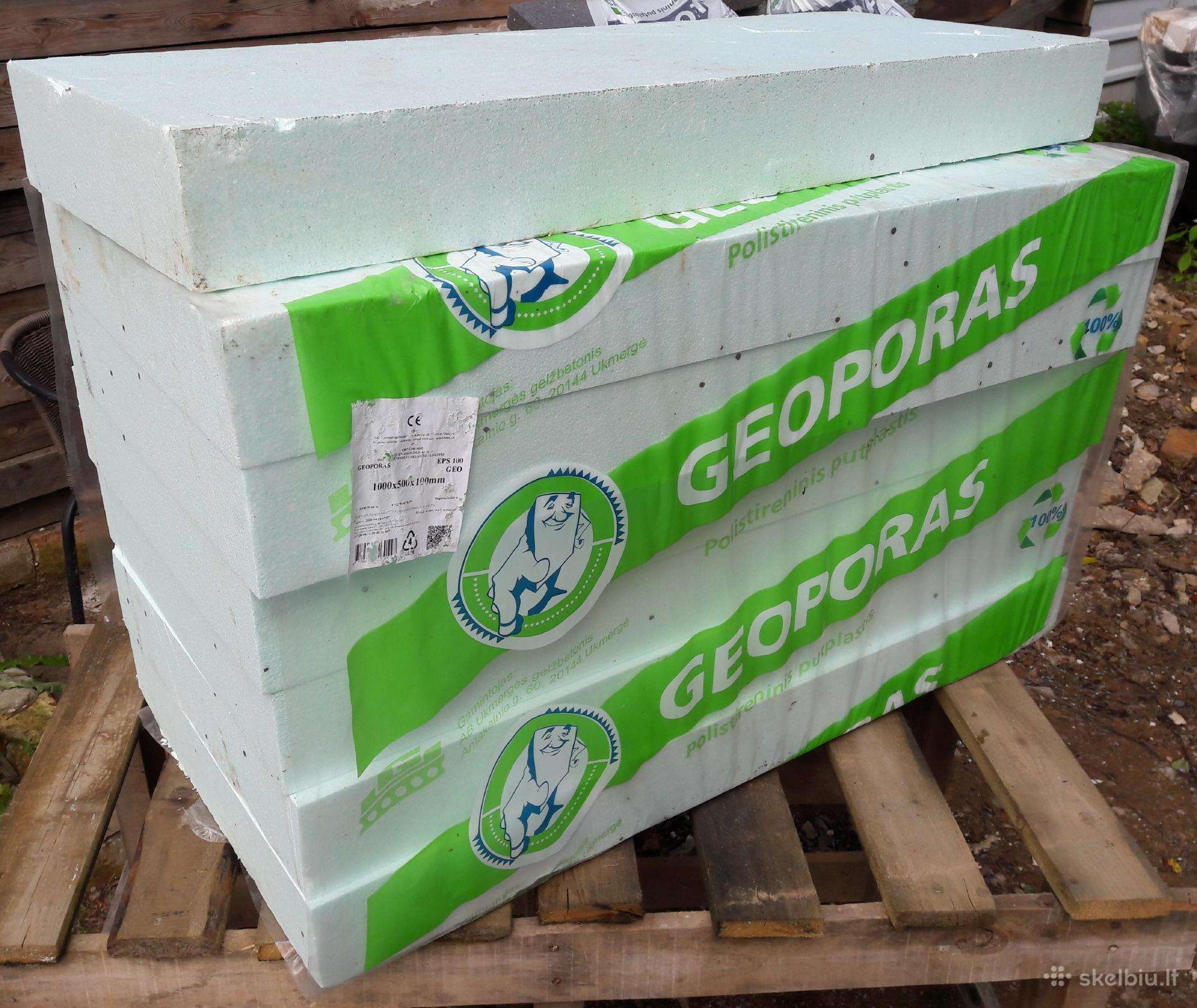 Geoporas, Neoporas, Polistirenas, Putplastis