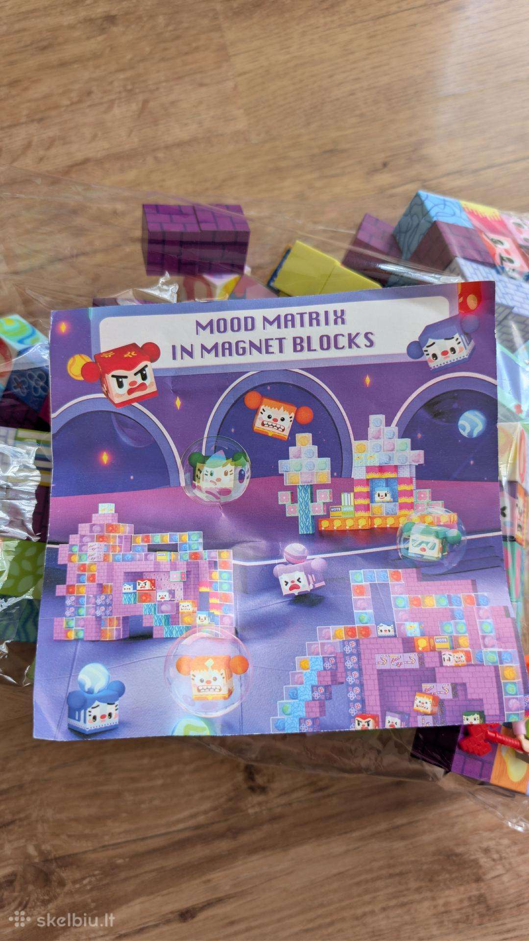 Parduodamas magnetinių kaladėlių rinkinys „Mood Ma
