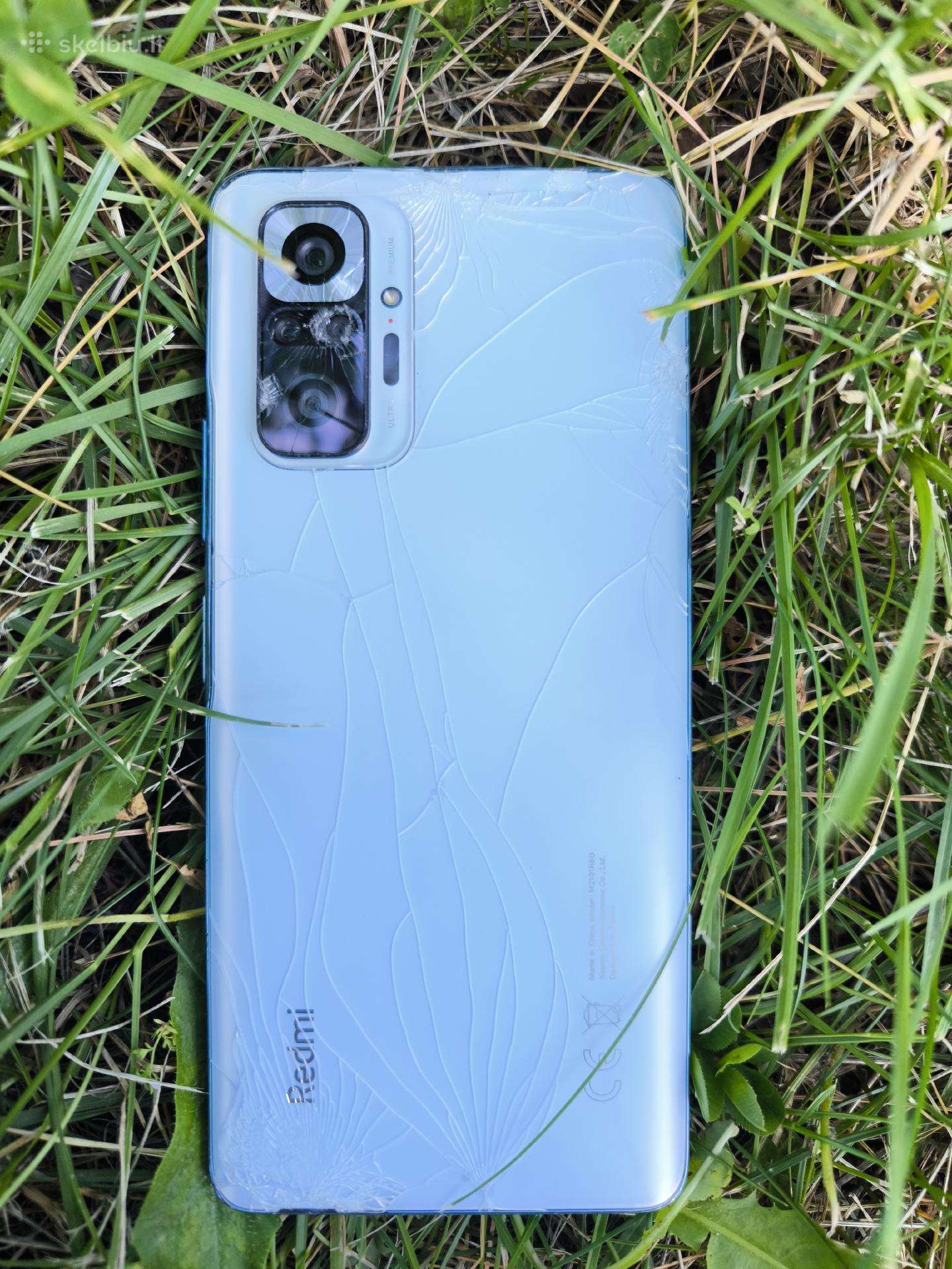 Redmi Note 10 Pro įsijungia, vibro, garsai.