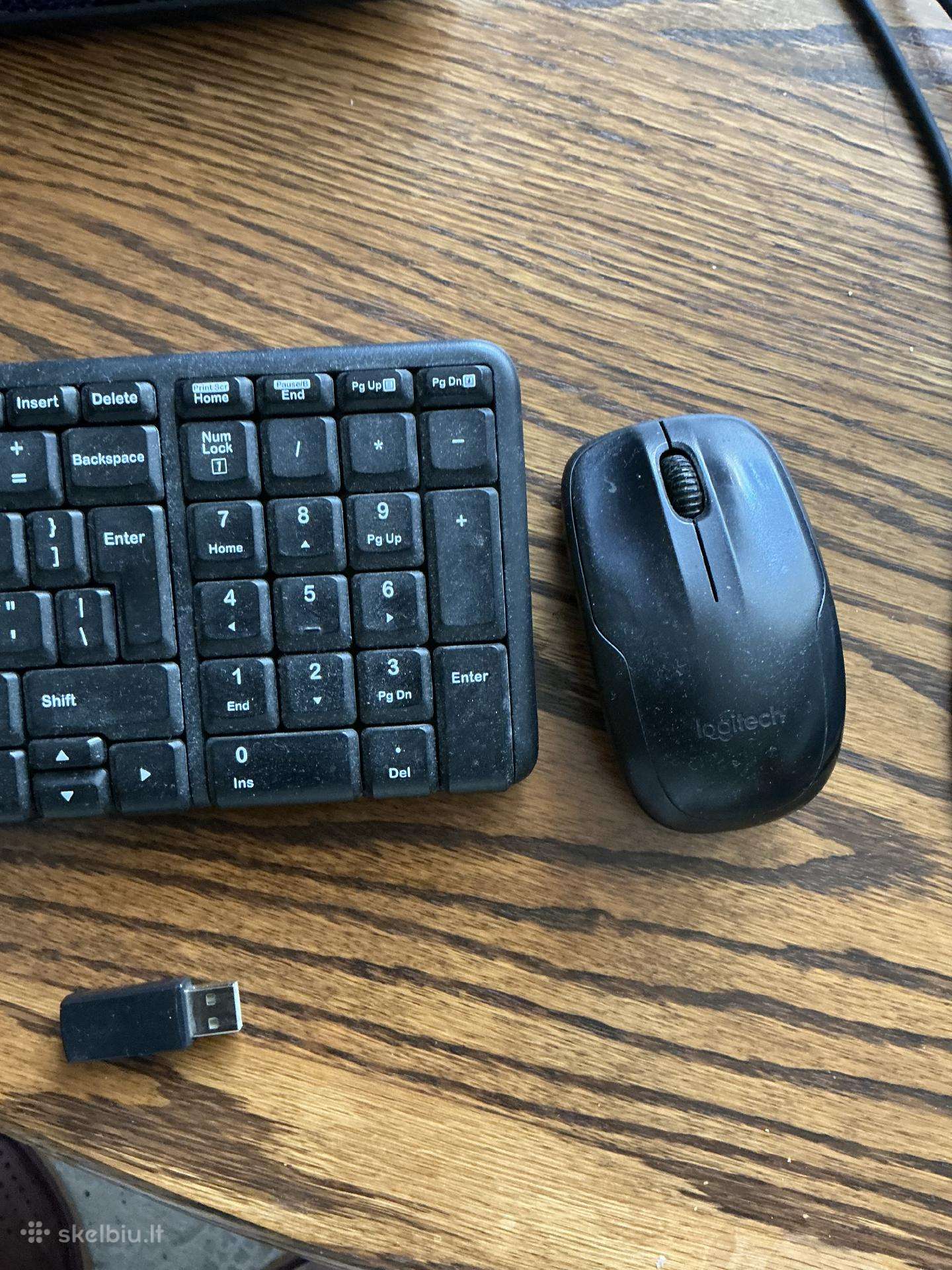 Beviele Klaviatura su pele Logitech