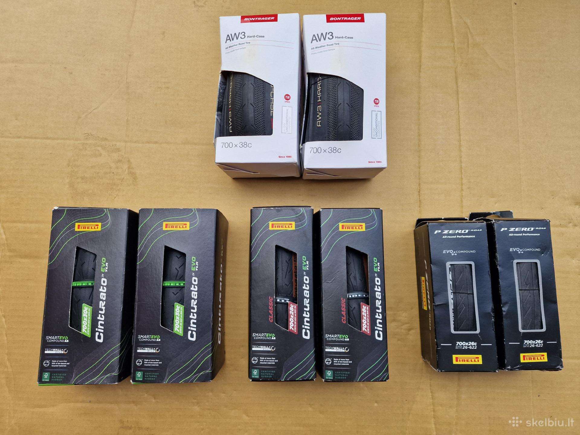 Pirelli cinturato, p zero, bontrager naujos padang