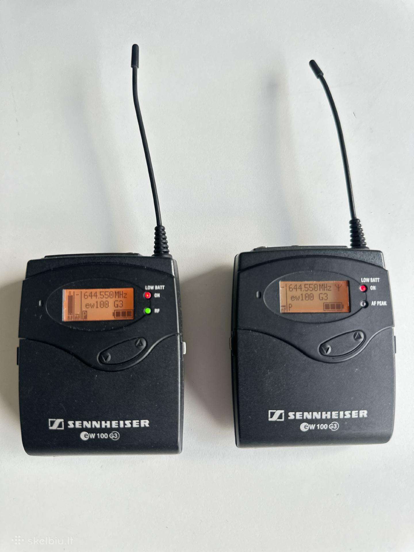 Belaidis mikrofonas Sennheiser Ew 100 G3 su dėklu