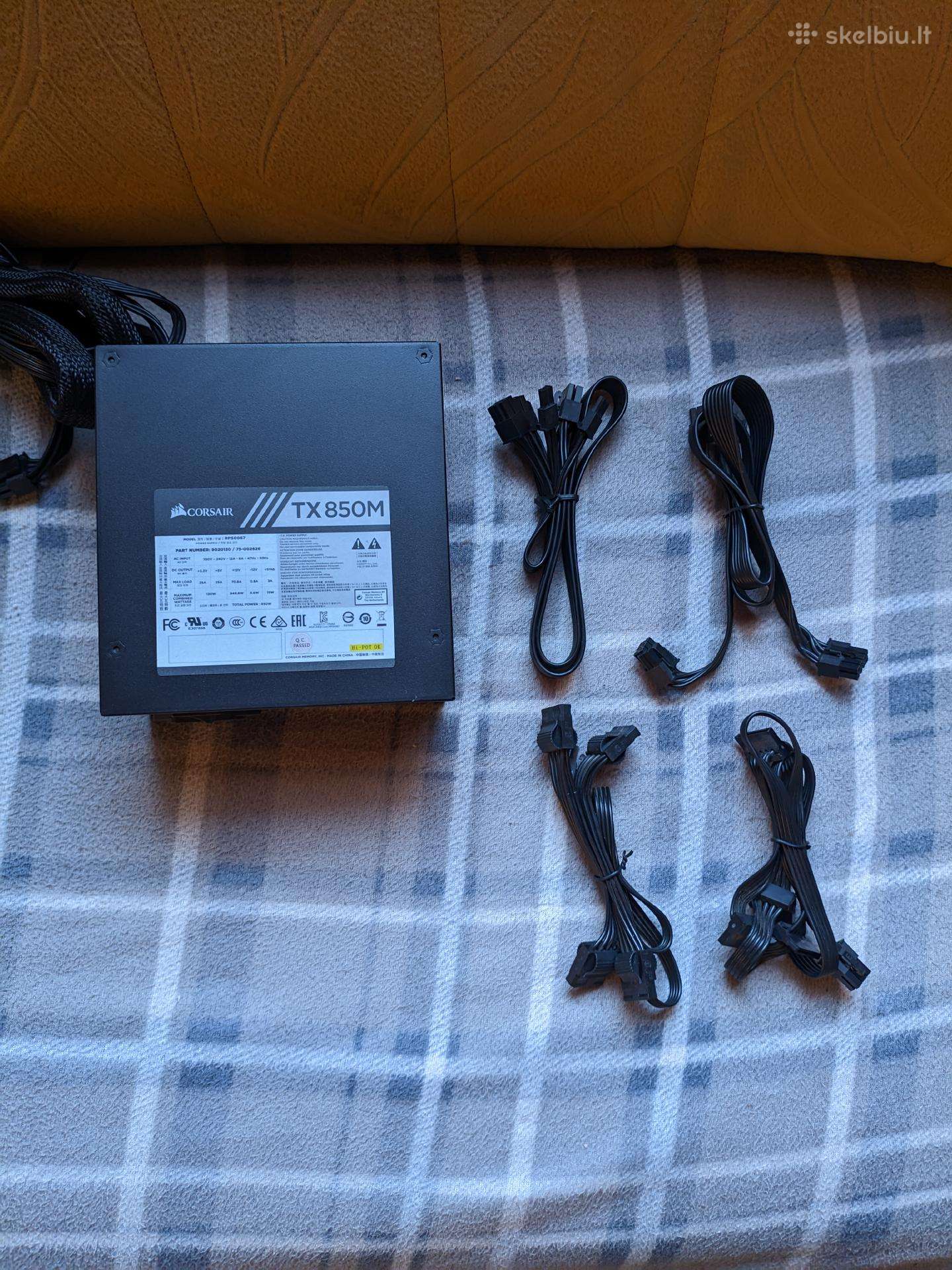 Corsair Tx850m 850 W, 80 Plus Gold / 4x8 pin gpu
