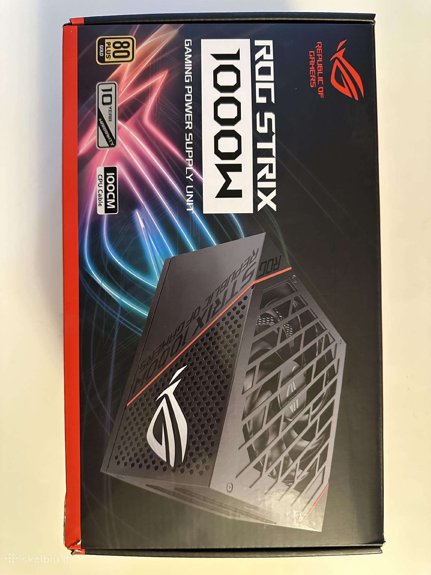 Asus Rog Strix 1000g (1000 W) su 12vhpwr kabeliu