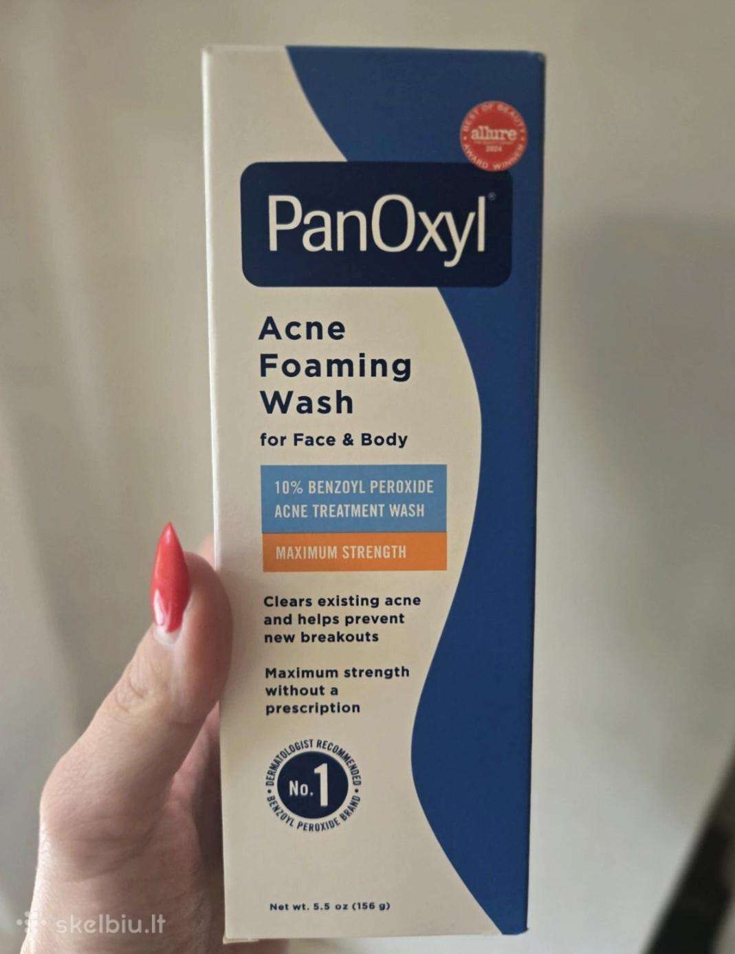 Prausimosi putos veidui, pečiams Panoxyl