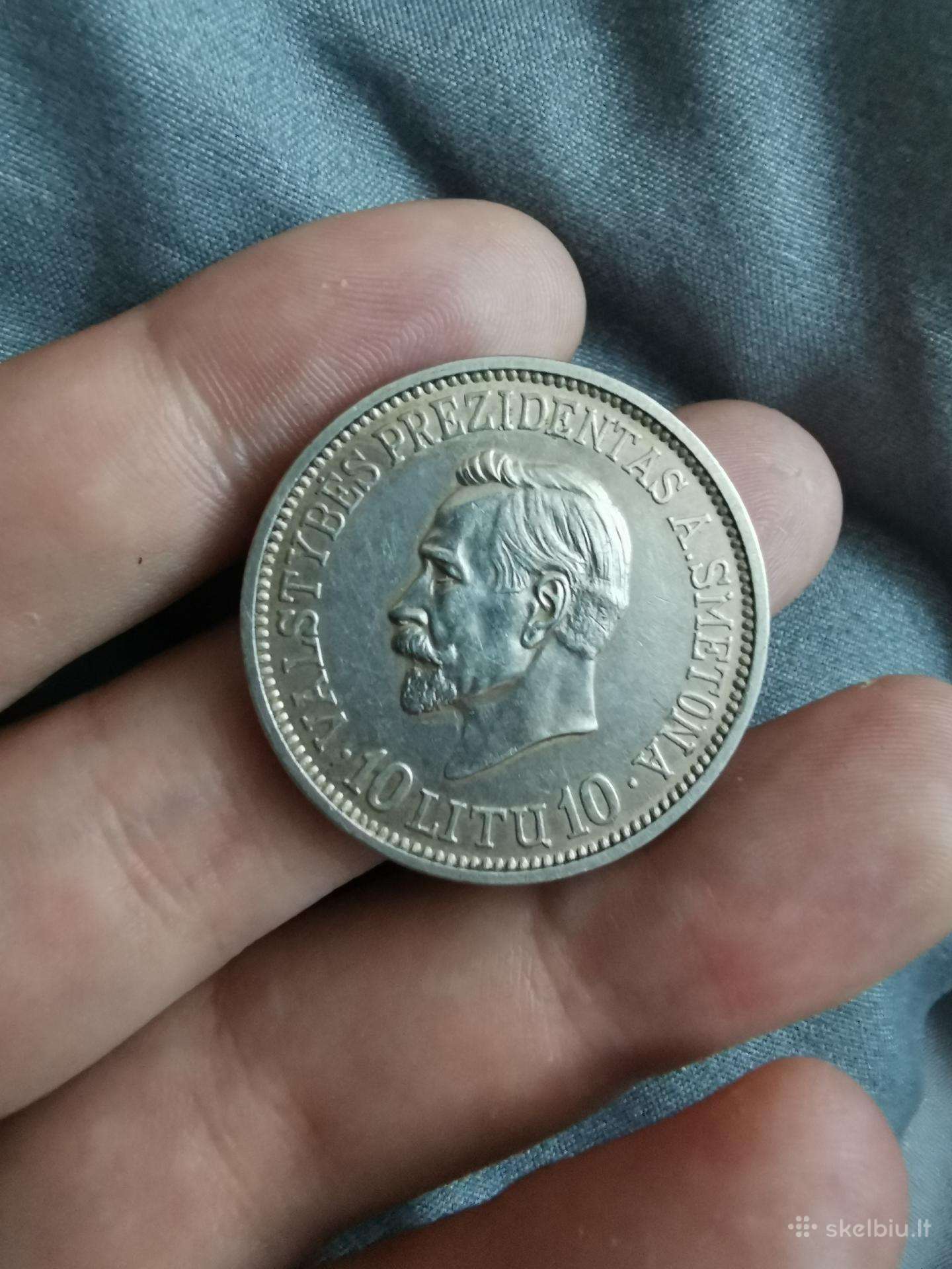 1938m 10 litu, A. Smetona