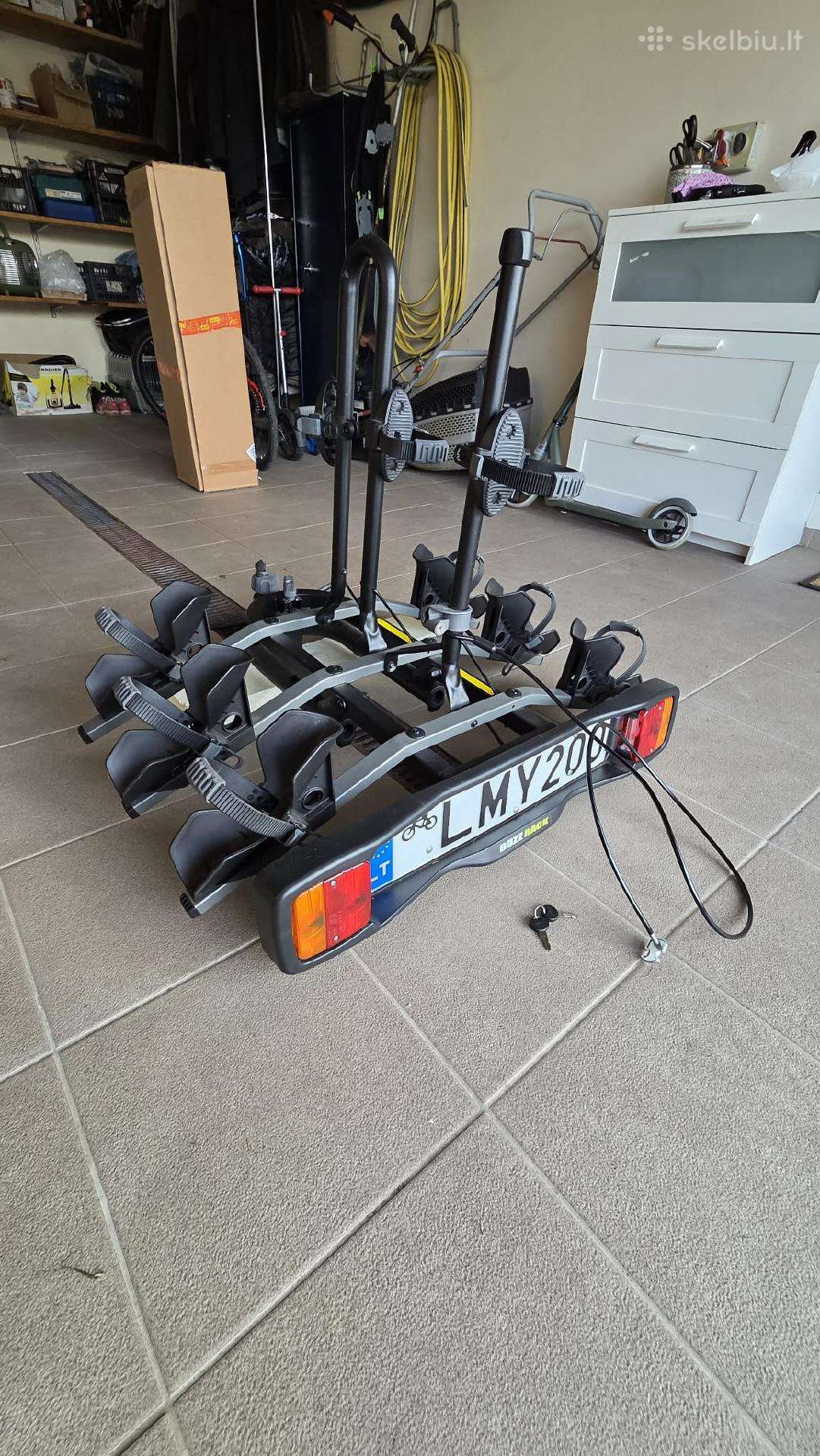 Dviračių Laikiklis Ant Kablio Buzzrack Buzzracer 3