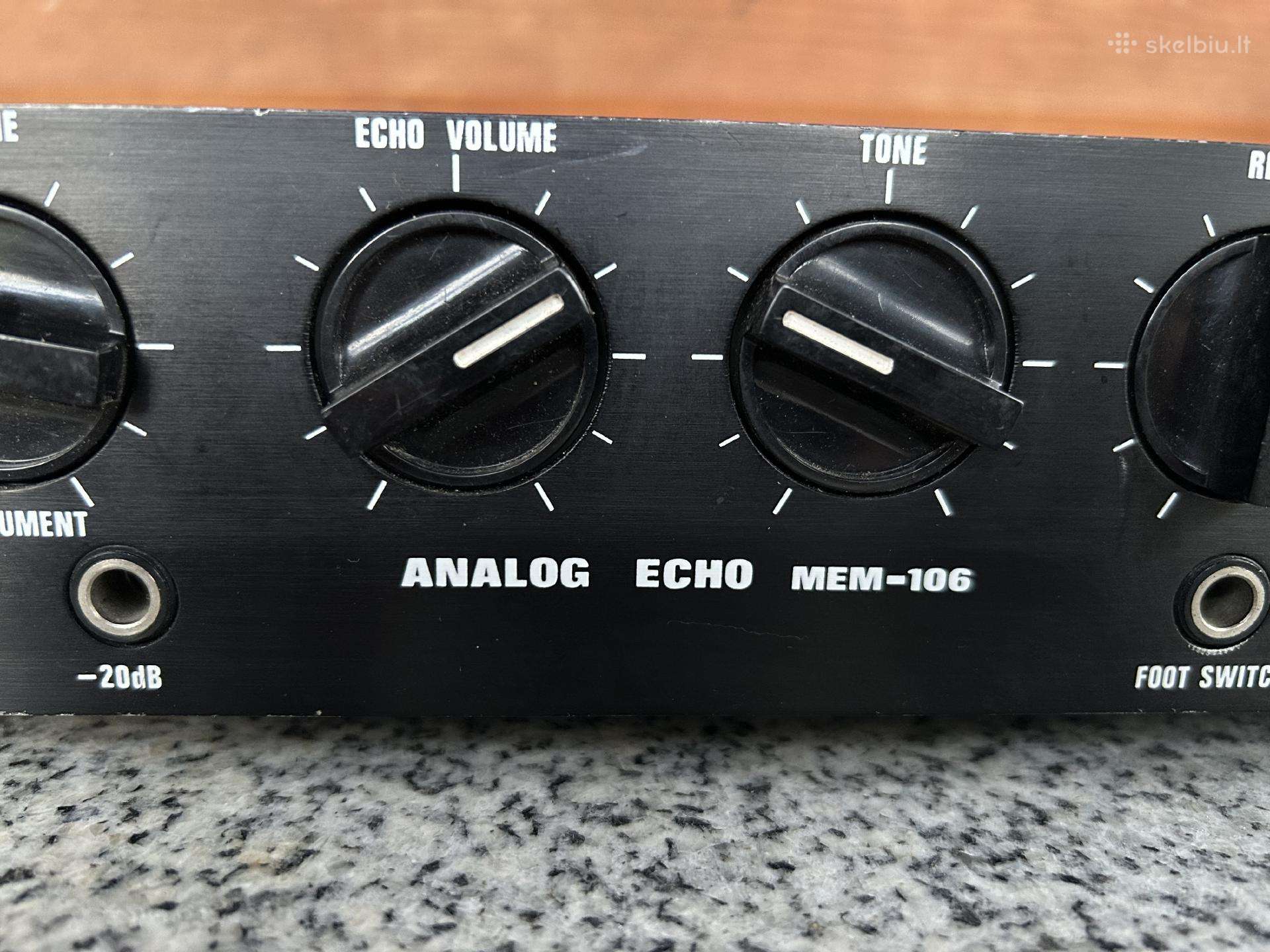 Analog ECHO mem 106 efektu blokas