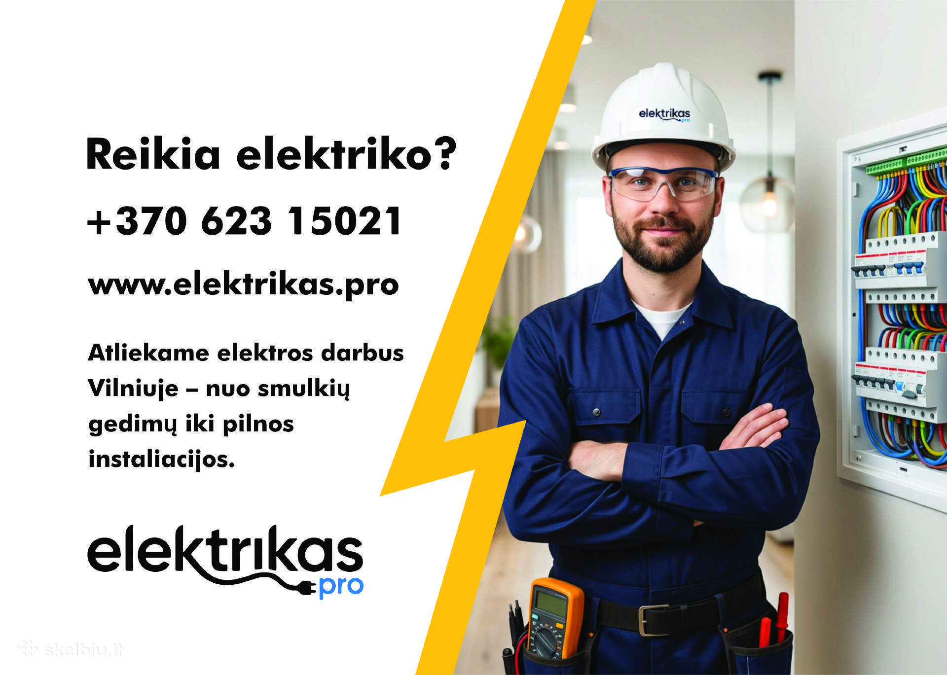 Elektrikas , elektros darbai