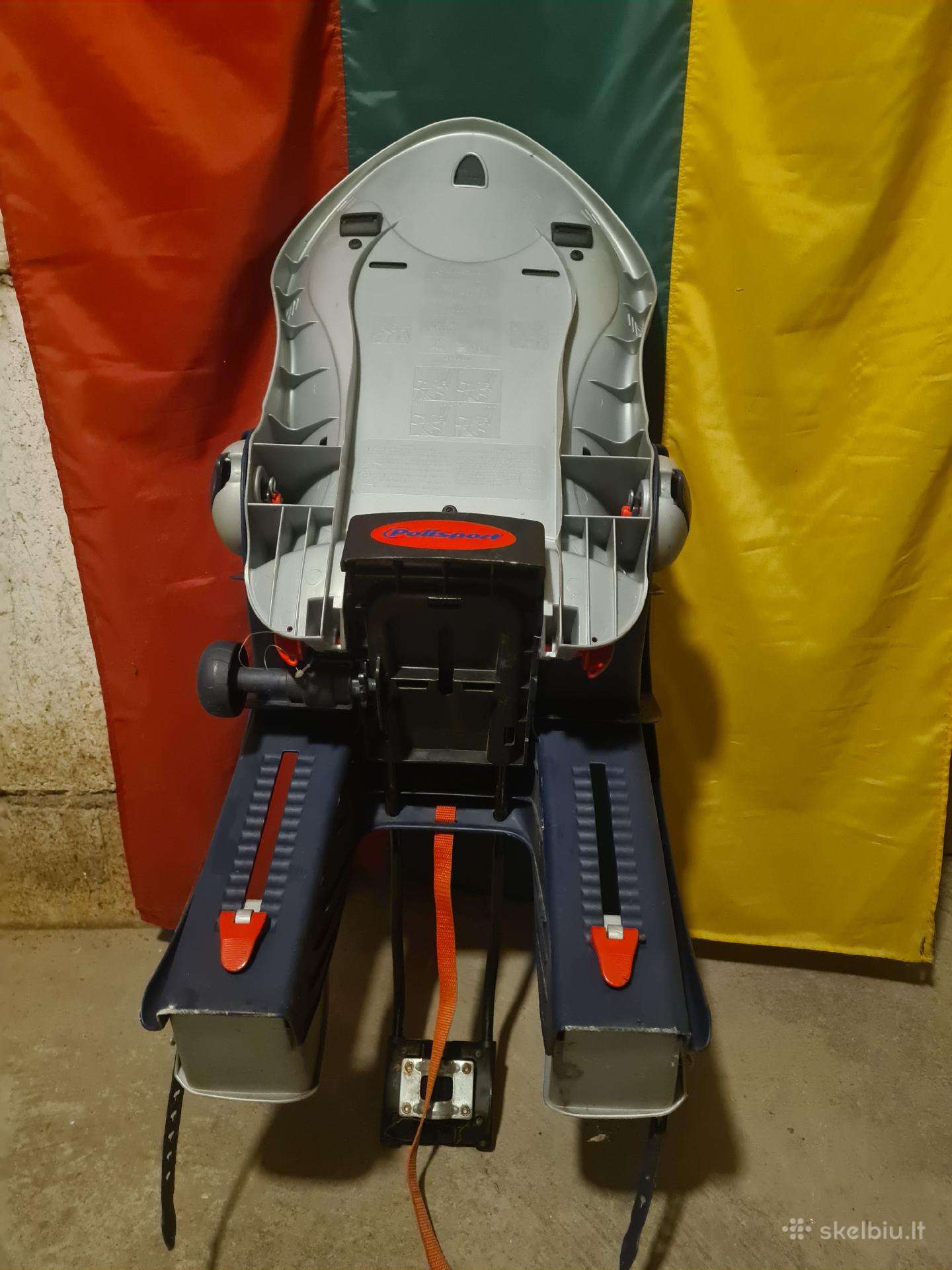 Polisport reguliuojamas + minkštas dviračio kėdutė