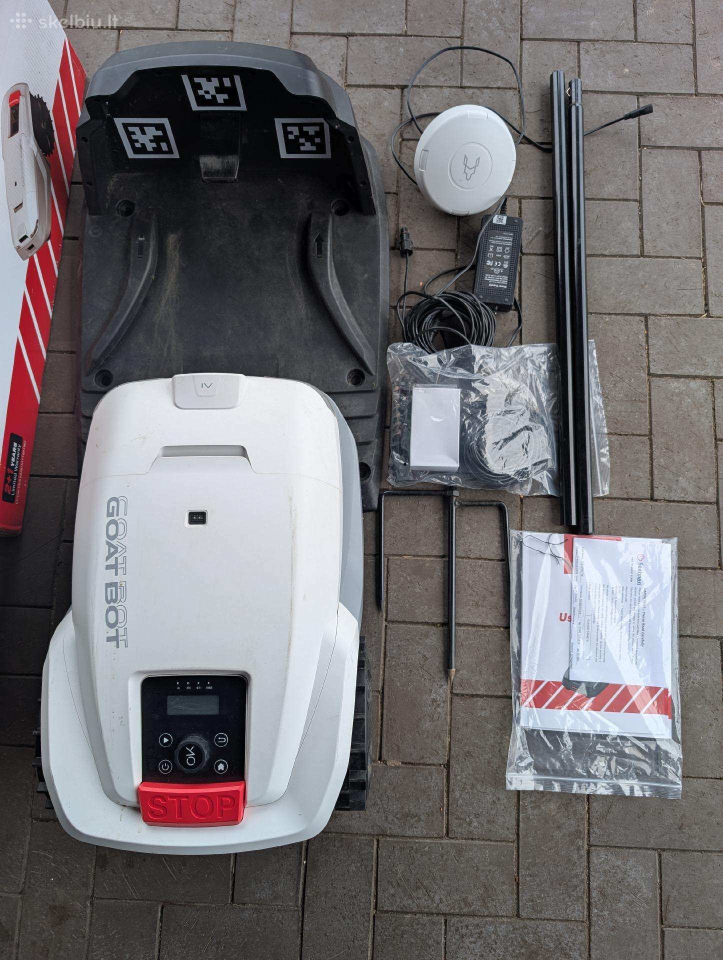 Parduodu Goatbot Unicut H1 robotą vejapjovę 15 arų