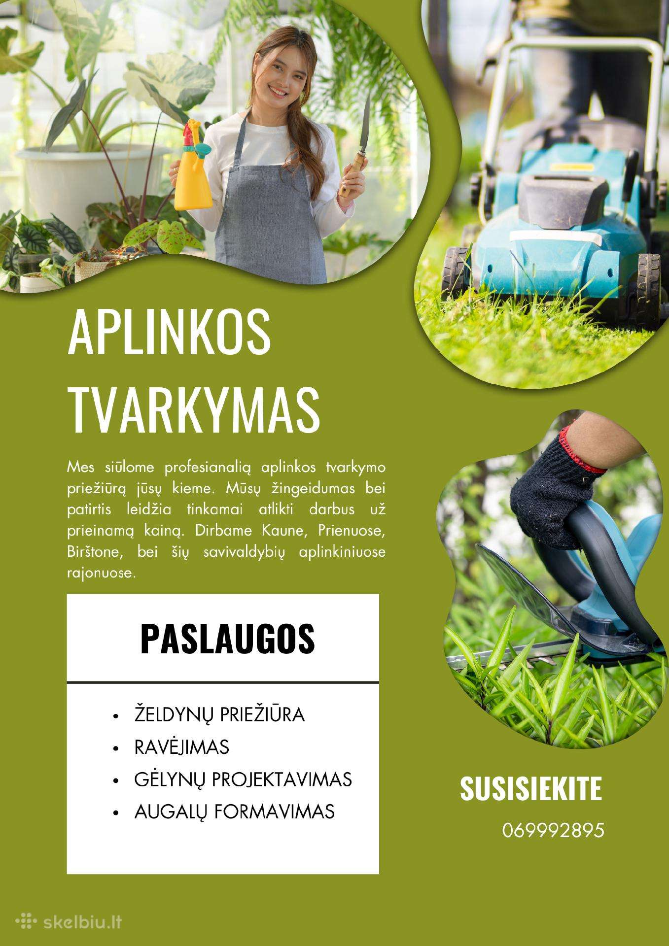Profesionalios aplinkos tvarkymo paslaugos
