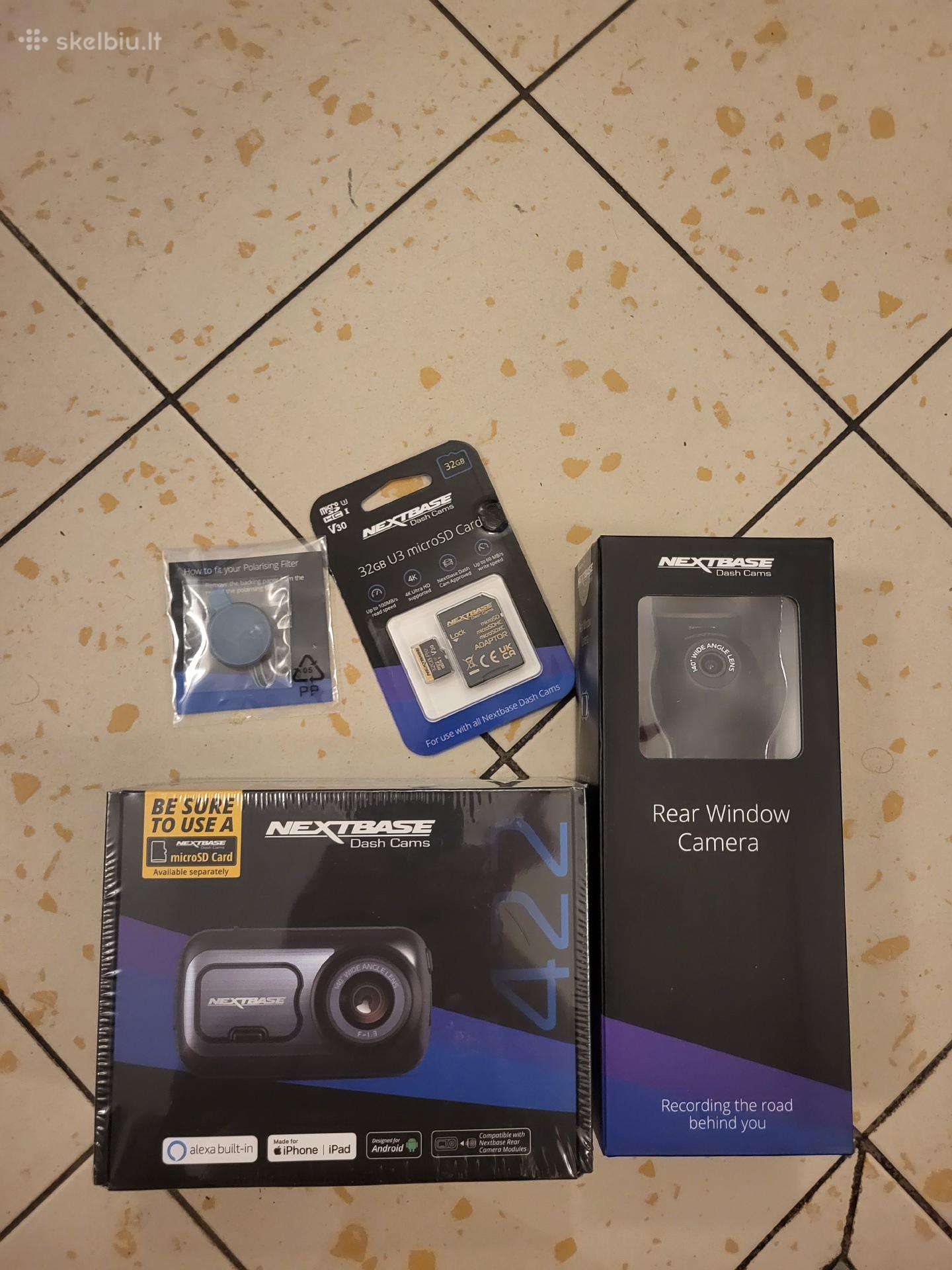 Nextbase Piqo 2k ,Nextbase 422gw pilnas komplektas