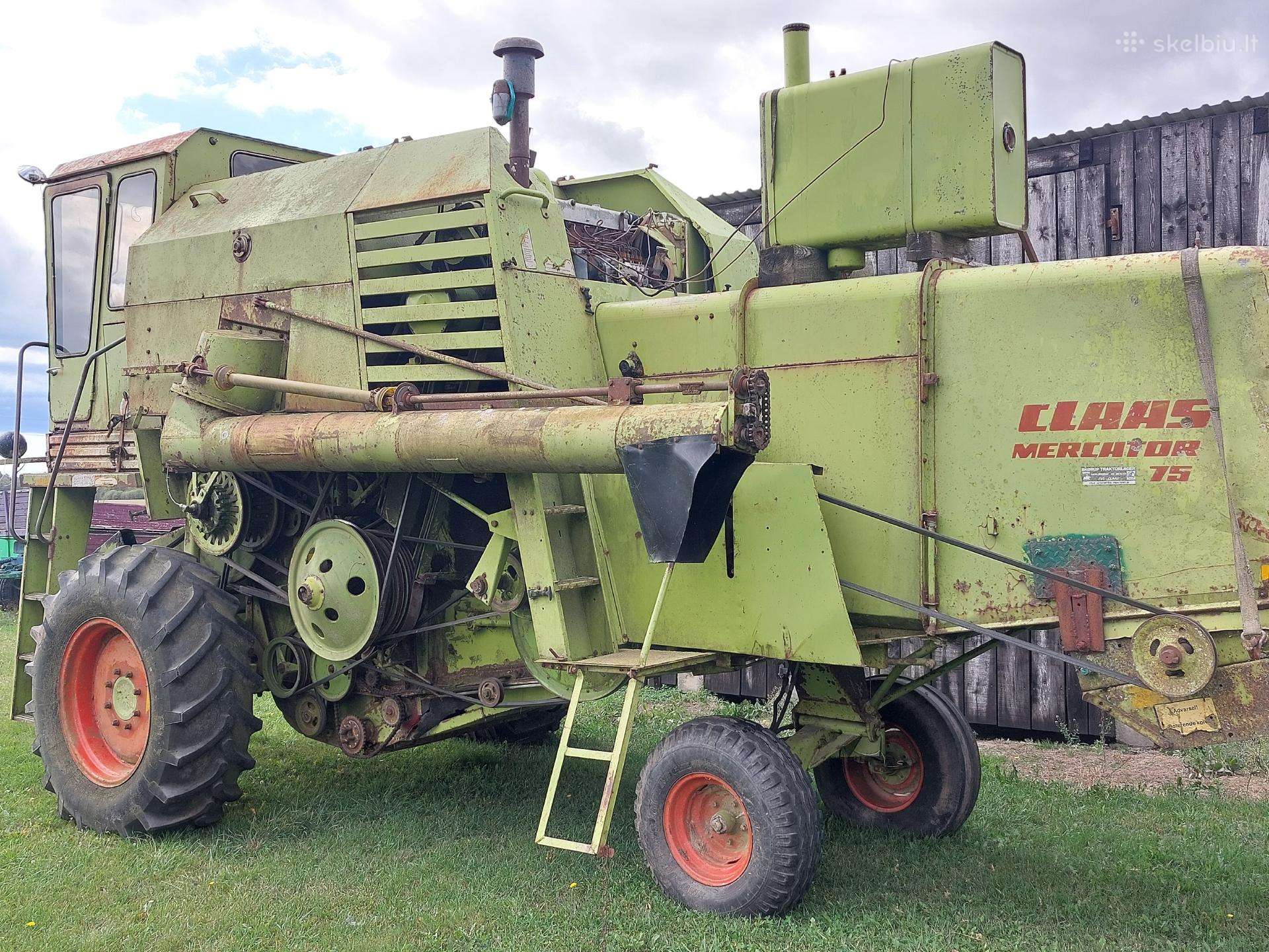 Claas Mecator-75 naujai parvaziaves ardom dalim