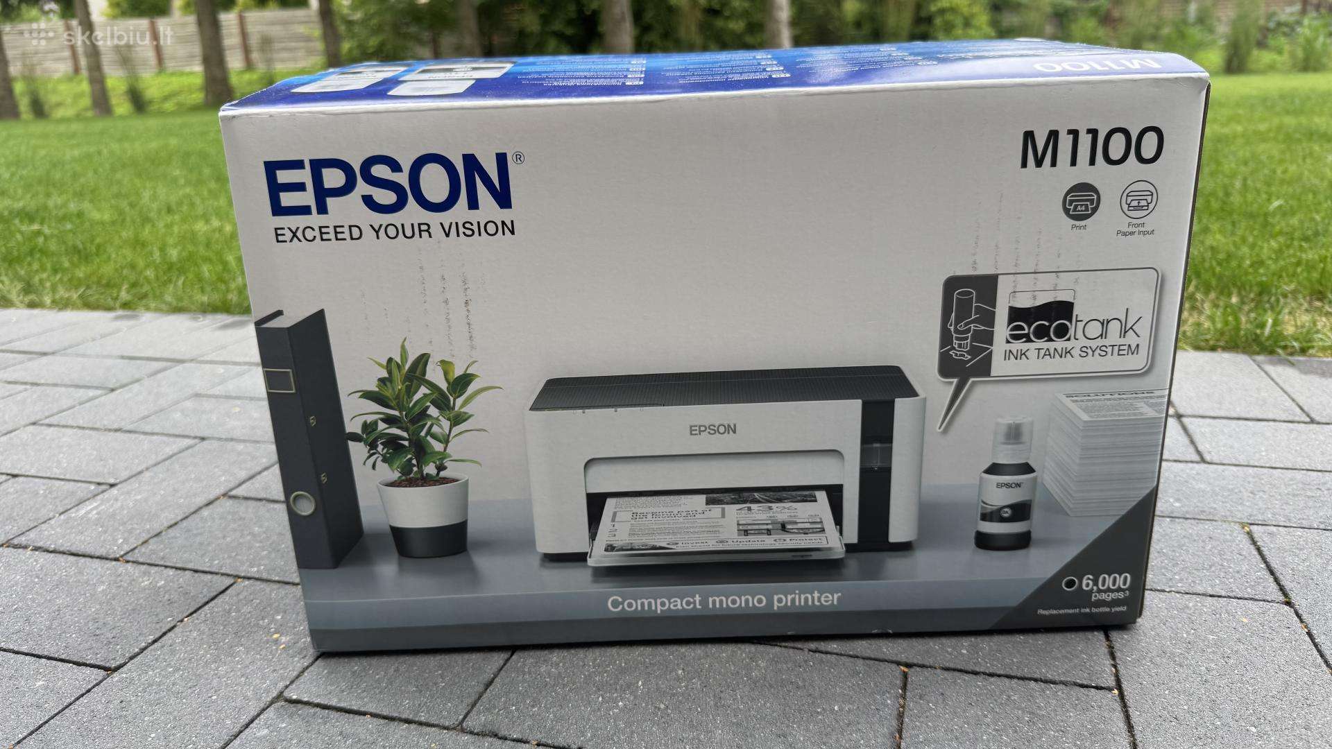 Naujas printeris Epson M1100