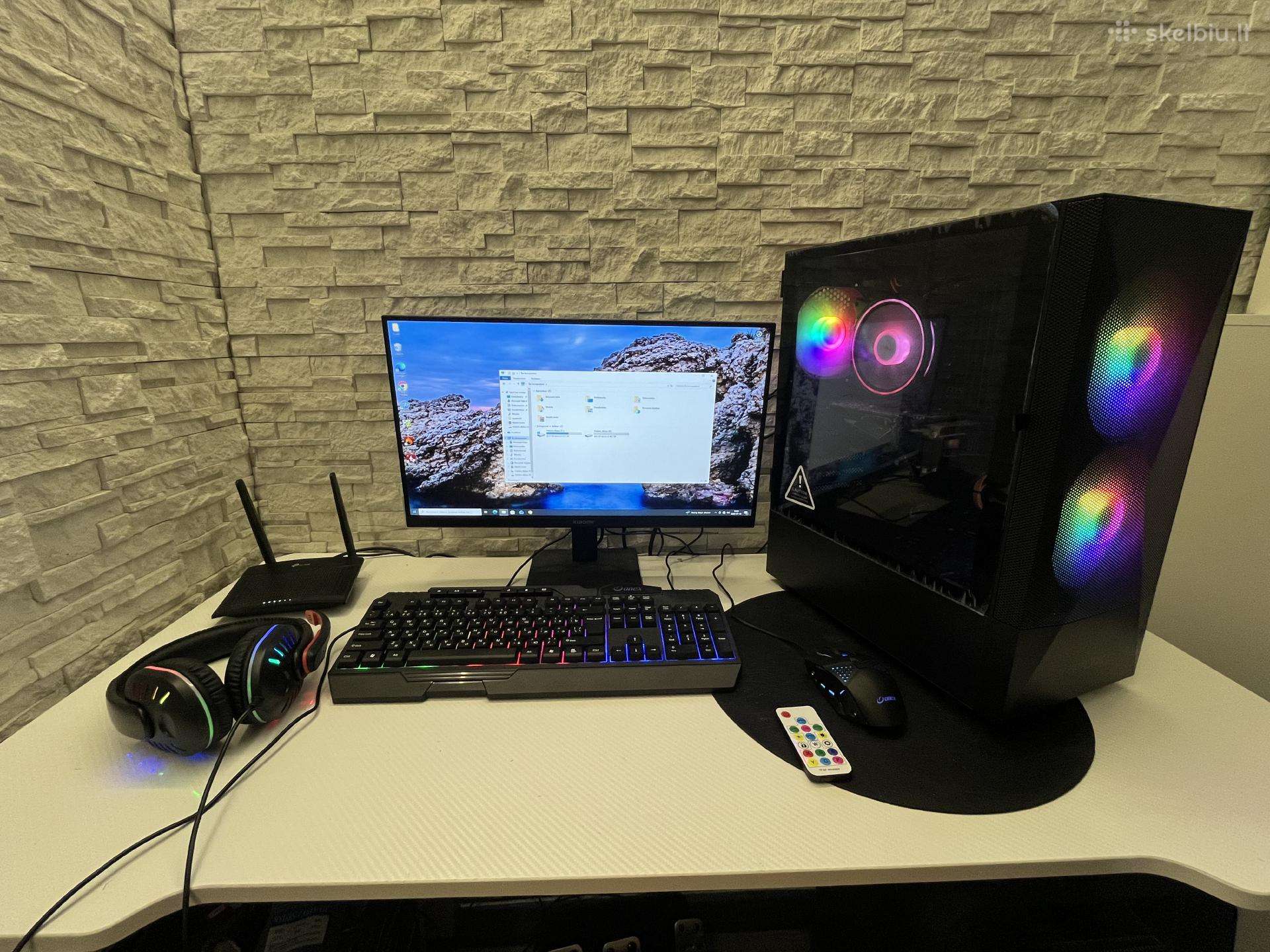 Naujai Surinktas Gaming Pc! Rx 570 8gb / i7 / 16gb