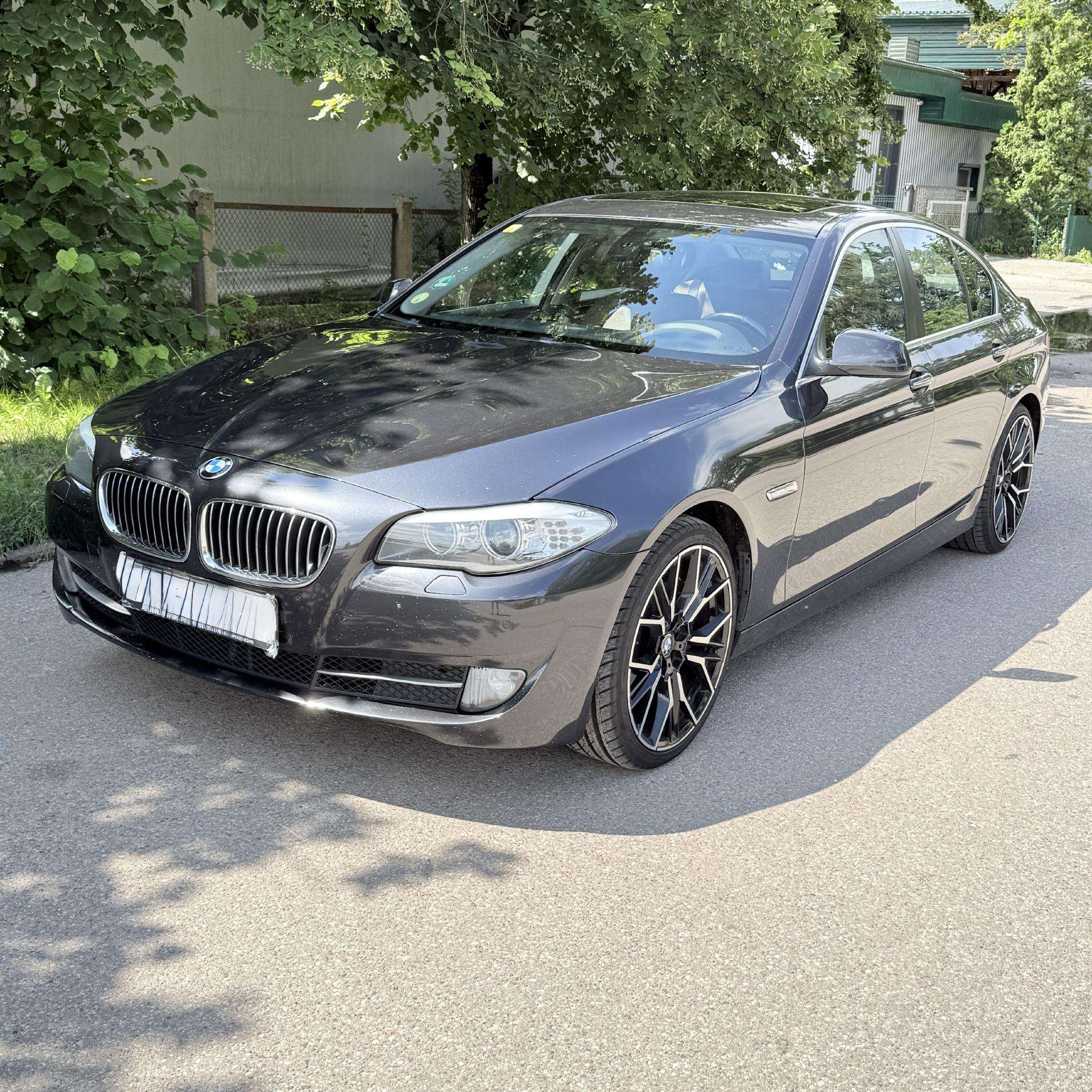 Bmw 535d rudas odinis salonas
