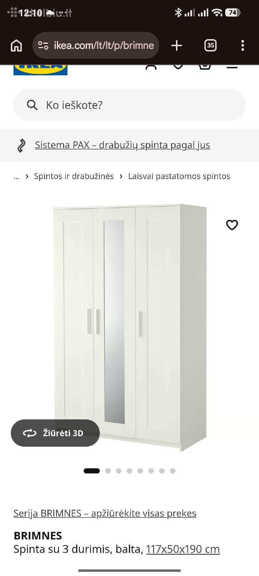 Rūbų spinta