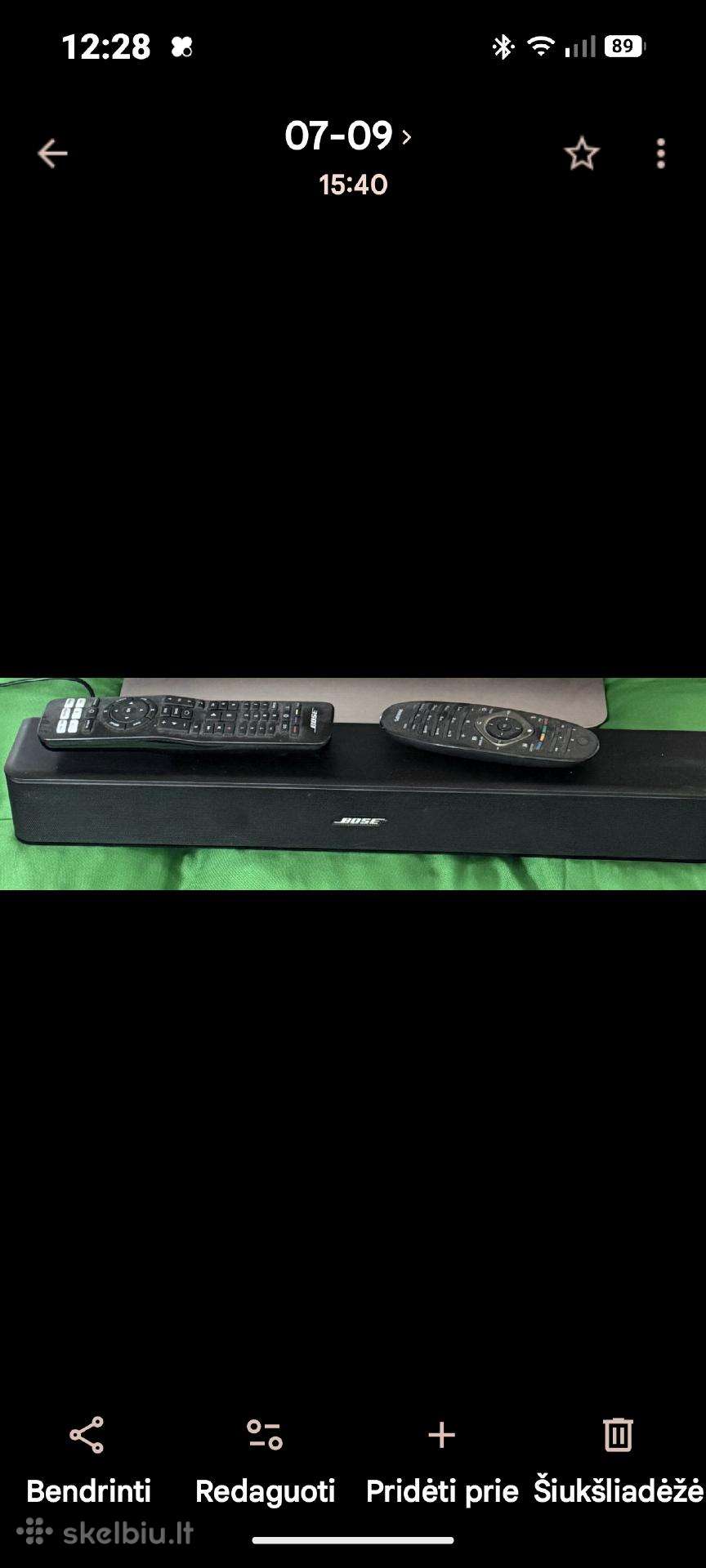 Nauja Bose Garso TV Solo 5