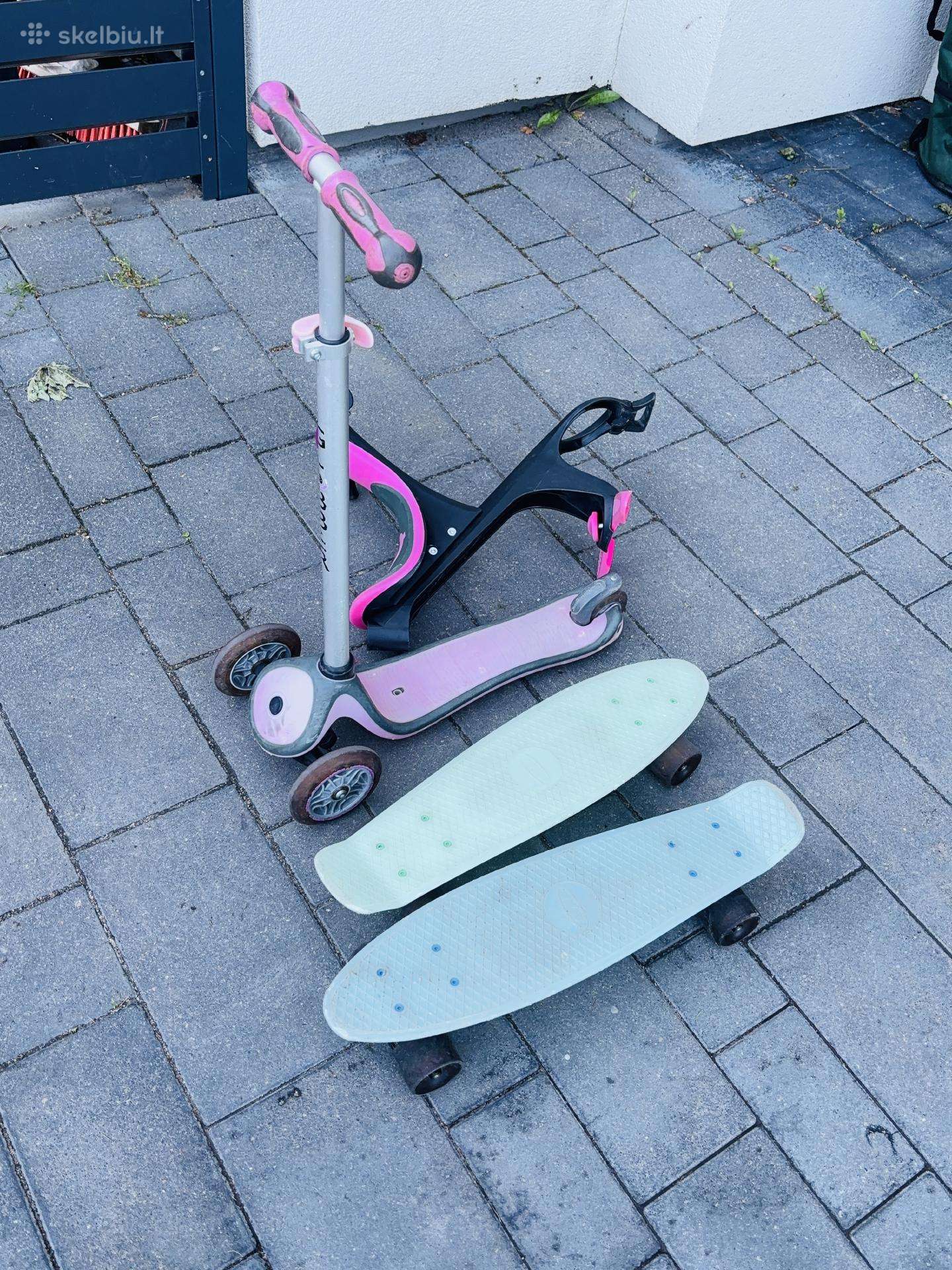 Dovanojam paspirtuką ir riedlentes