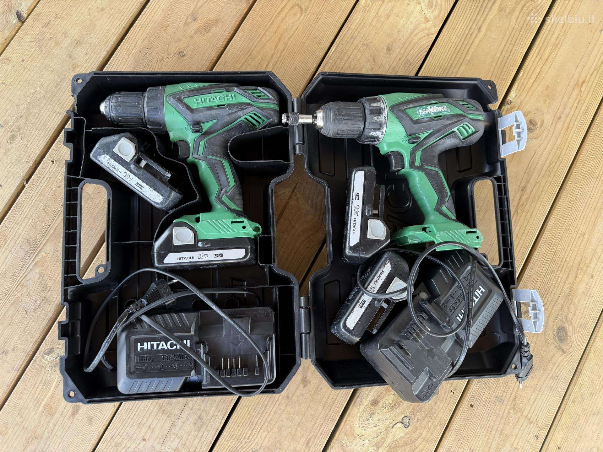 Hitachi ir Hikoki suktuvai