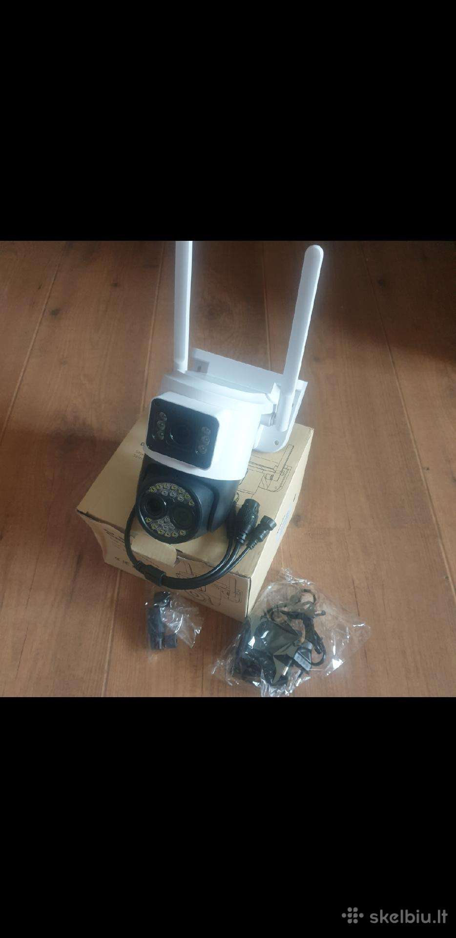 WiFi 8mp dviejų ekranų kamera