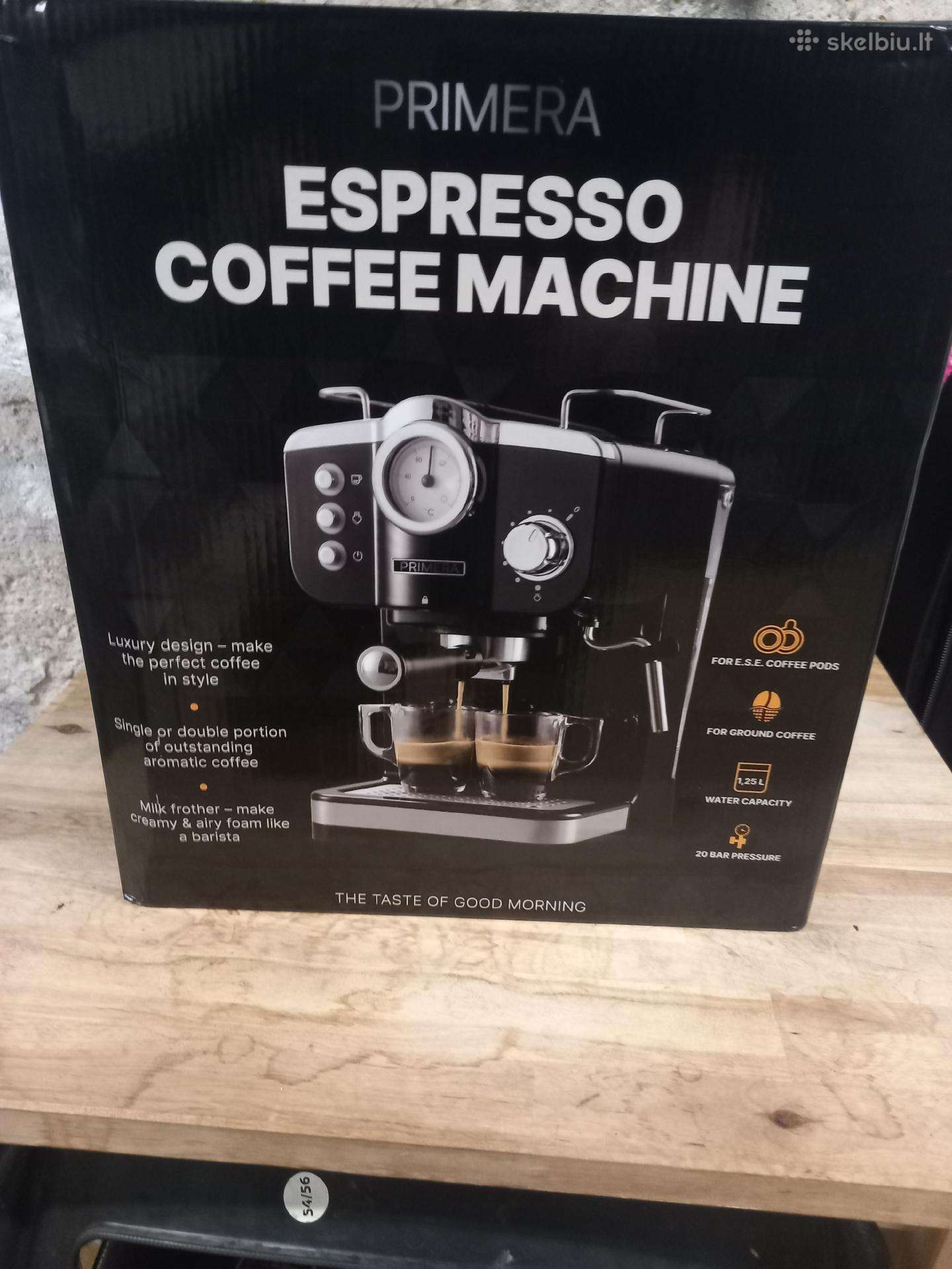 Primera espresso kavos aparatas
