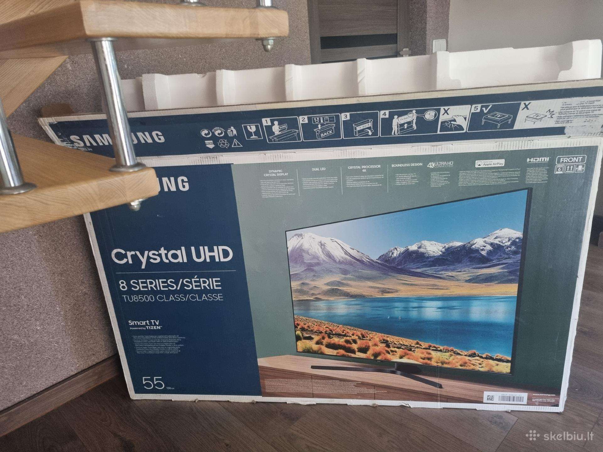Parduodamas Samsung Ue55tu8500 televiz. su gedimu