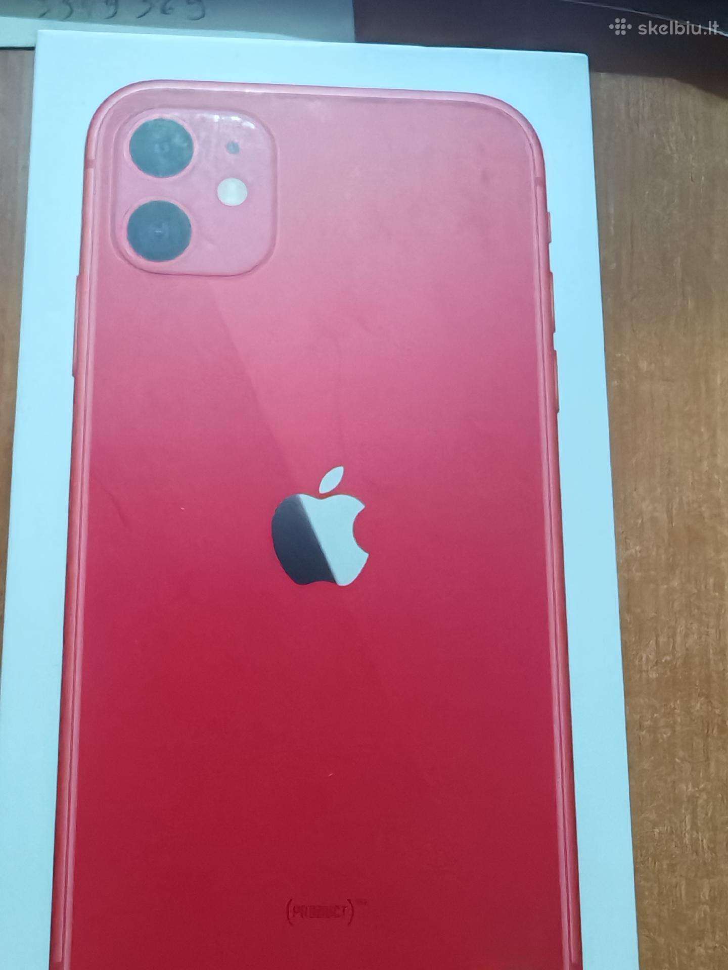 Labai geros būklės iPhone 11 Red