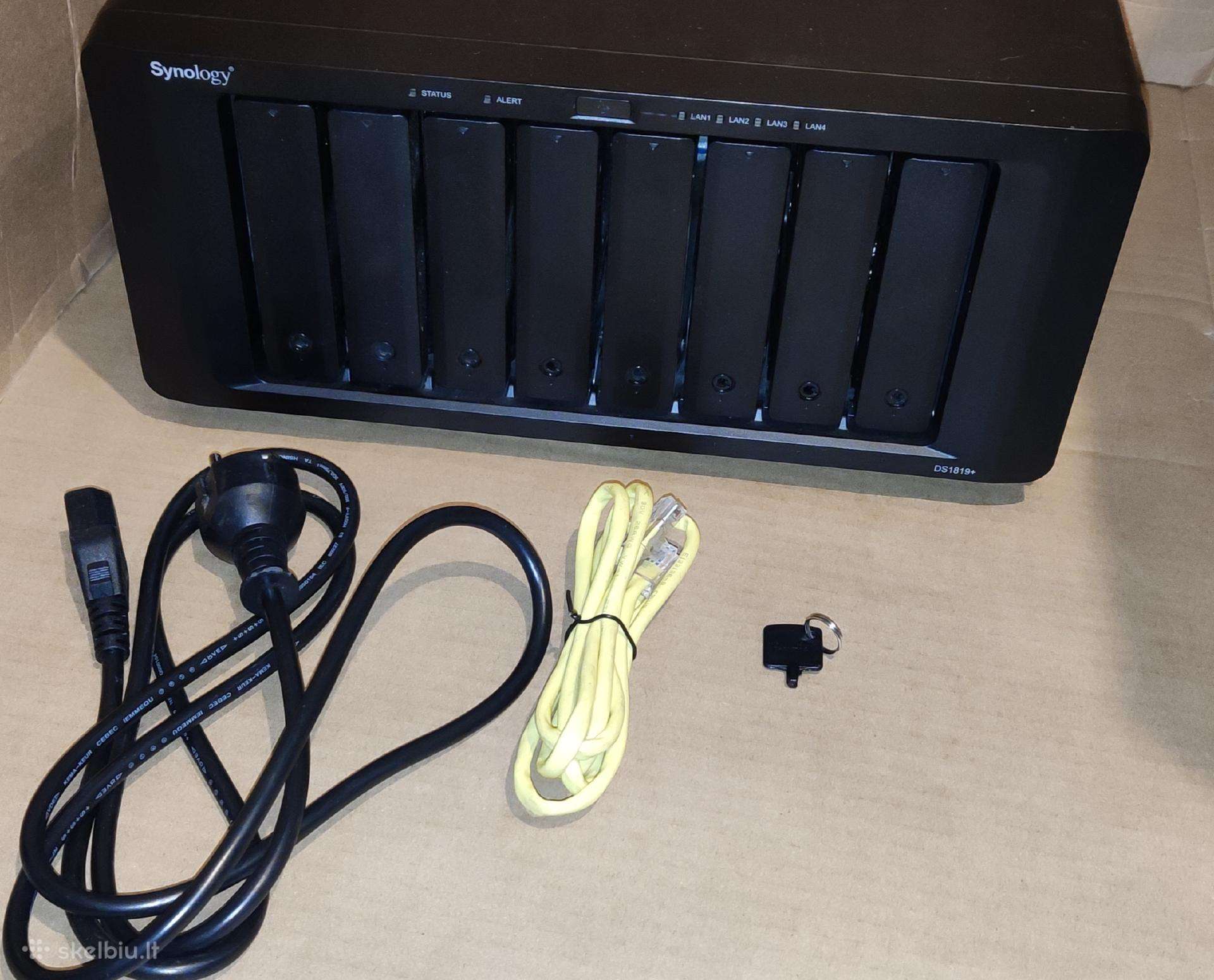 Synology Ds1819+ 8 diskų, 16gb RAM, Quad Intel Cpu