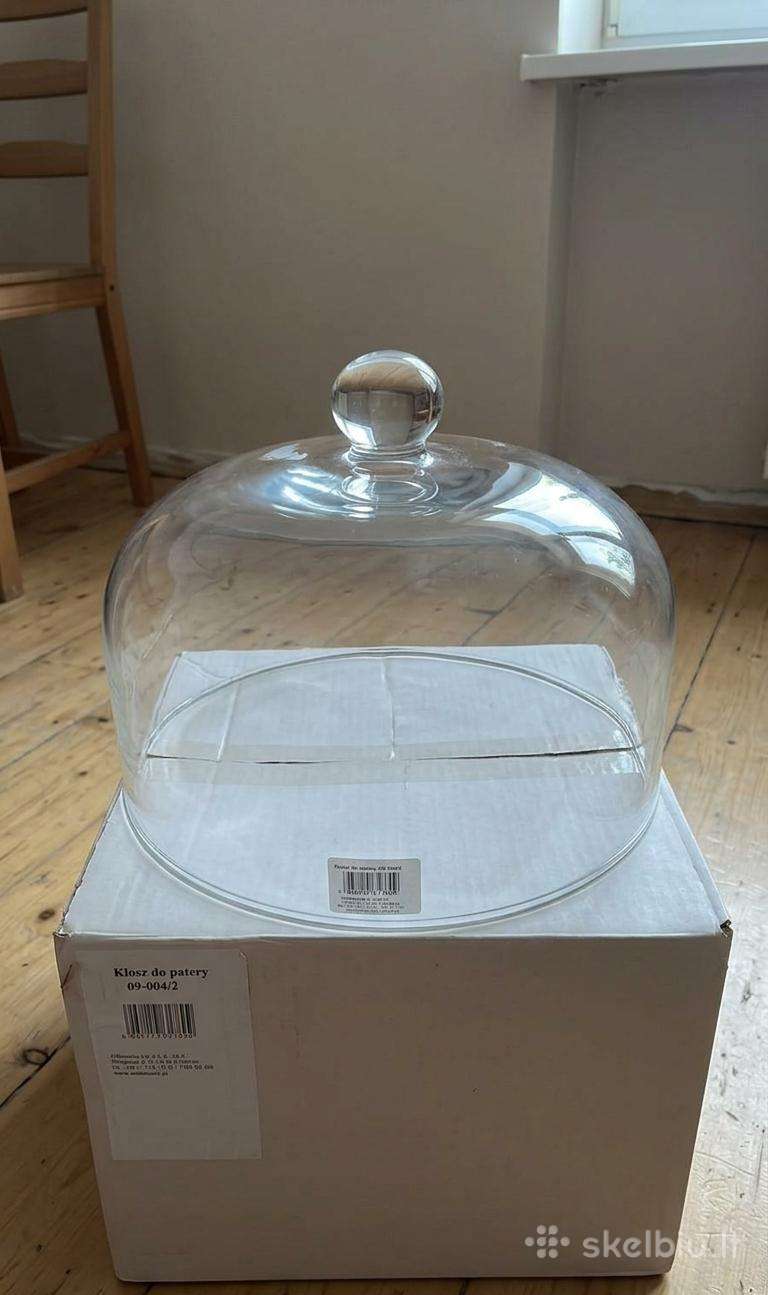 Gaubtas padėklui lėkštei vitrinai tortinei 29,5cm