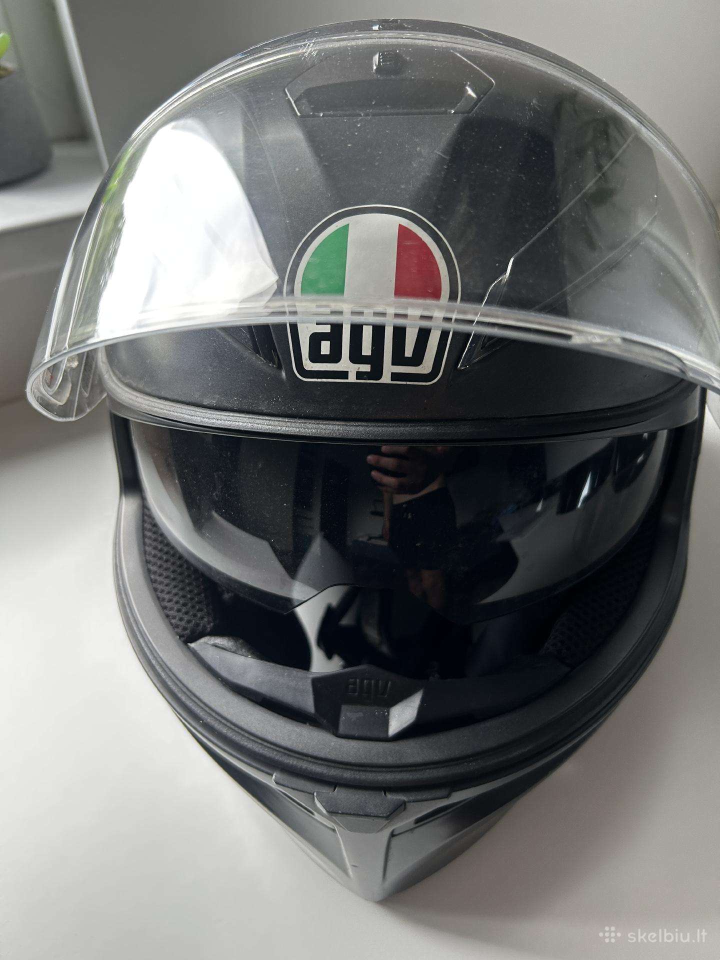 Agv k3 smotociklininko salmas