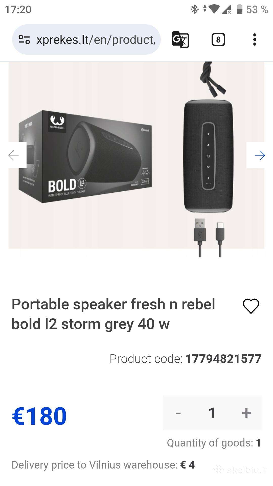 Už puse kainos Galinga Bluetooth kolonele 2026m.