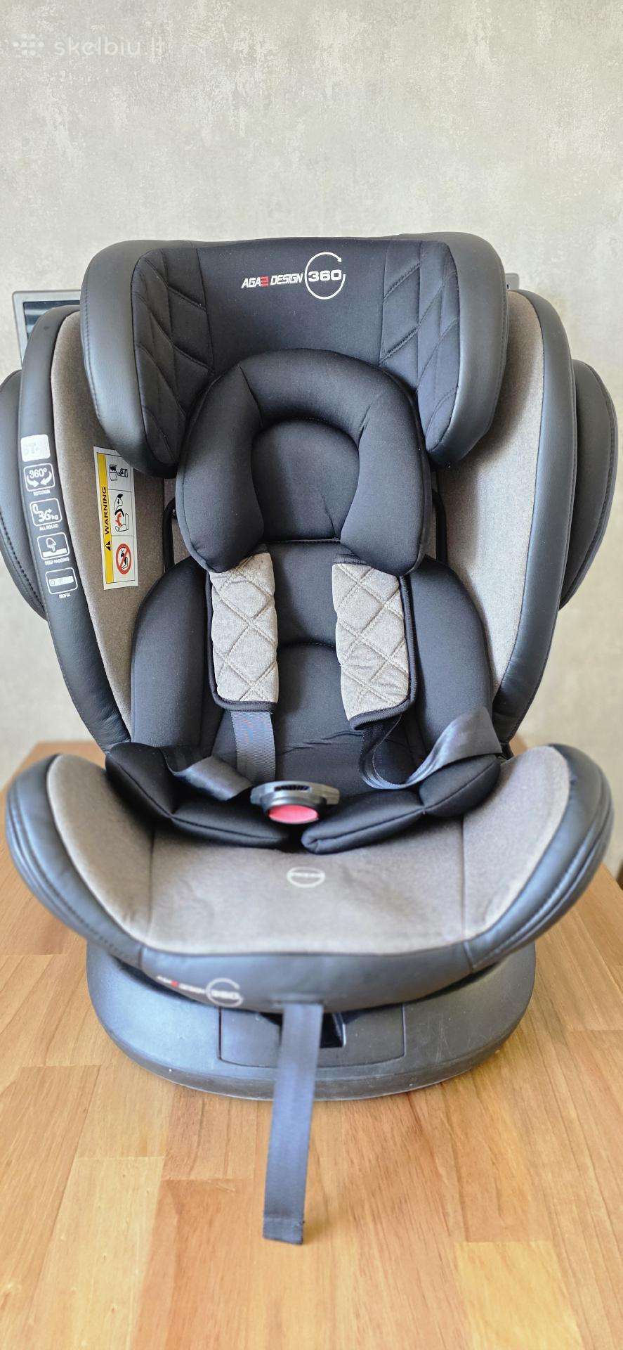 Aga design 360 besisukanti autokedute 0-36kg