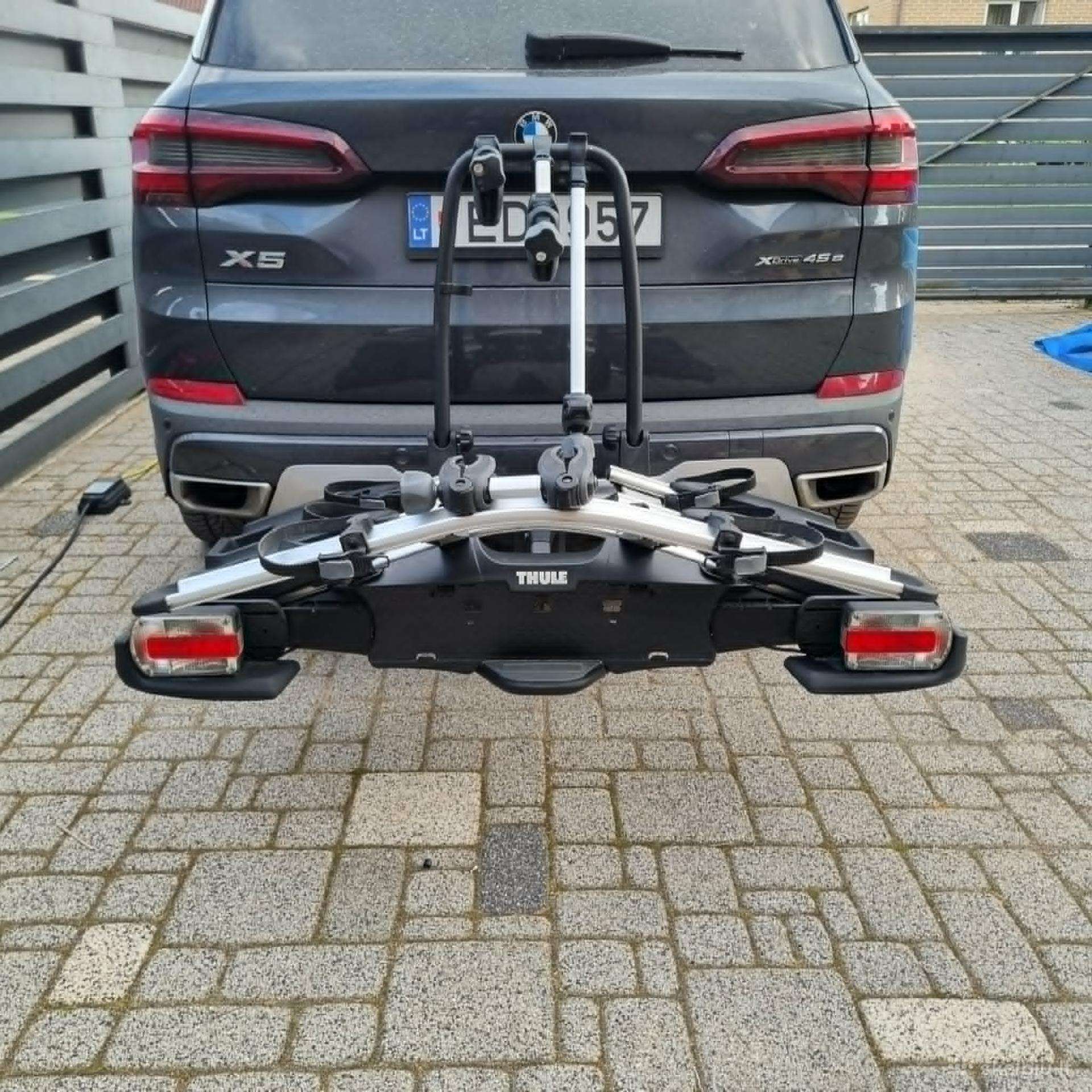 Thule 3–4 dviračių laikiklio nuoma Vilniuje
