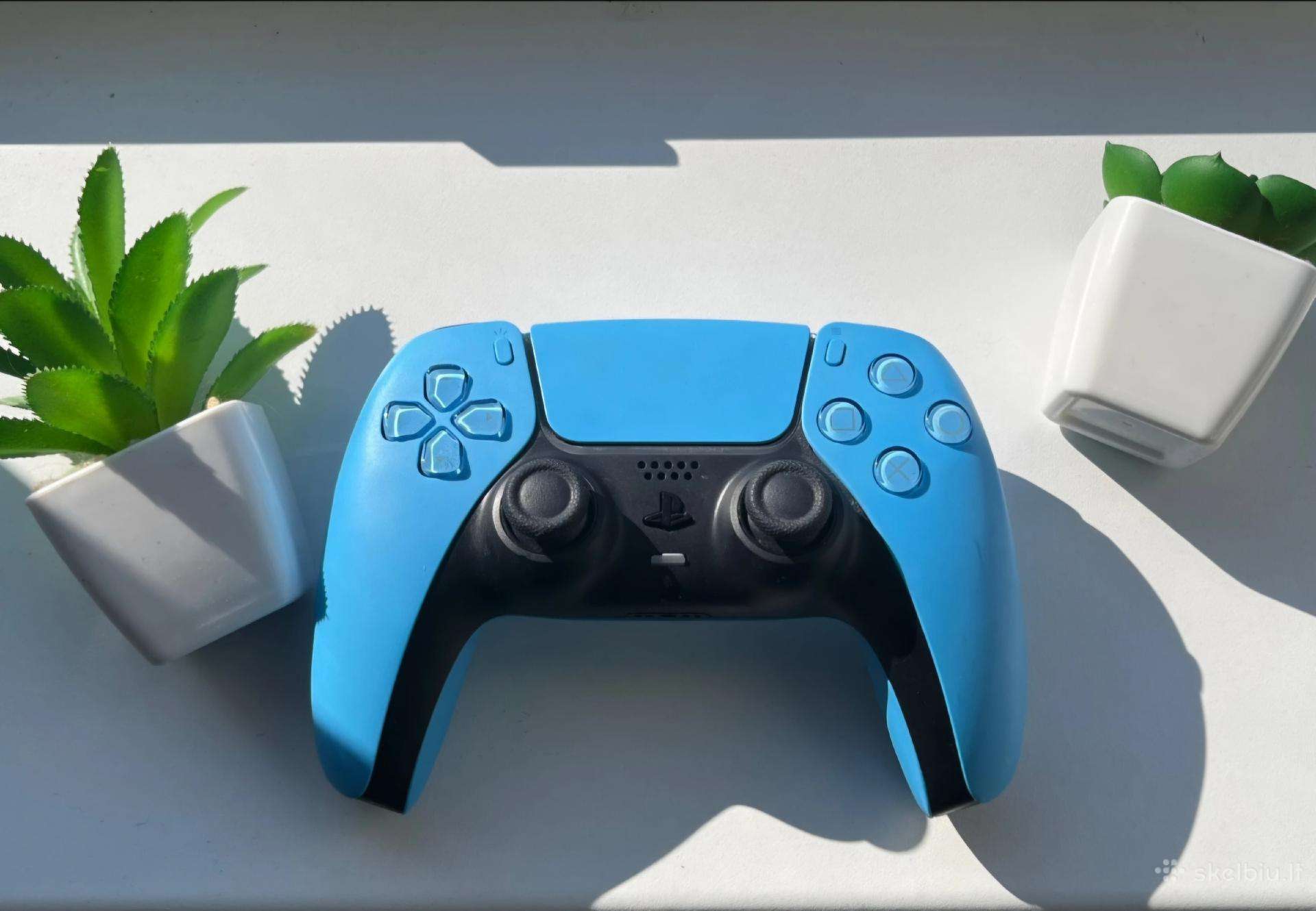 Labai geros būklės Ps5 Dualsense mėlynas pultelis