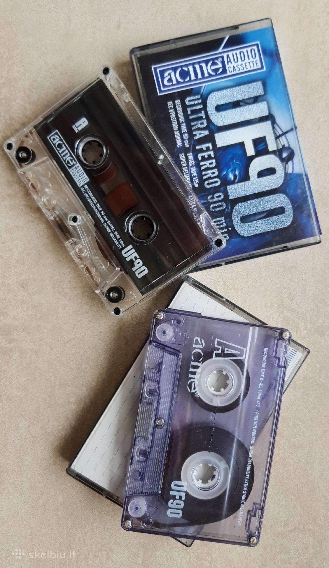 2 mc audio kasetės acme 2€
