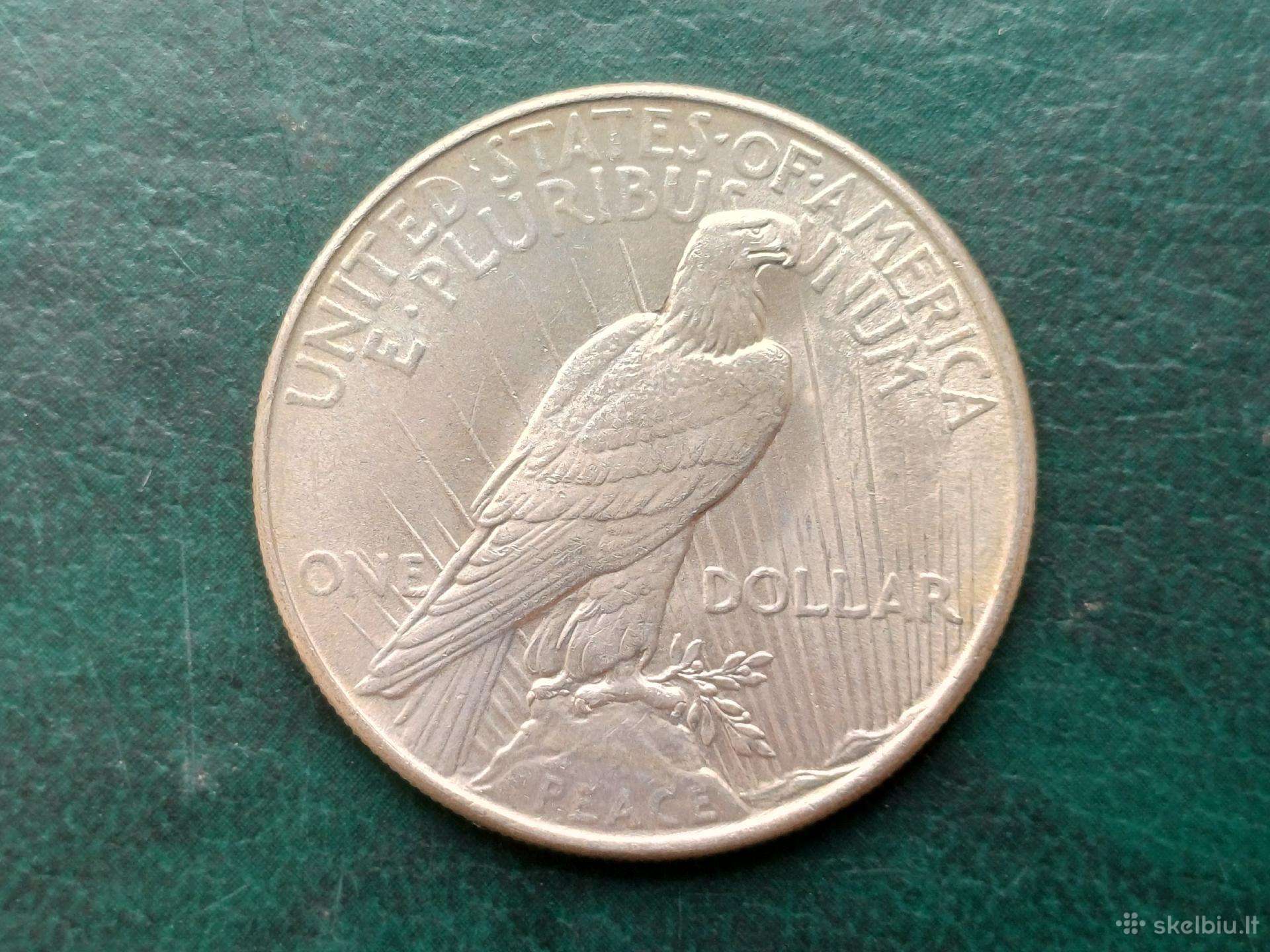 1 doleris 1934m. JAV sidabras 900