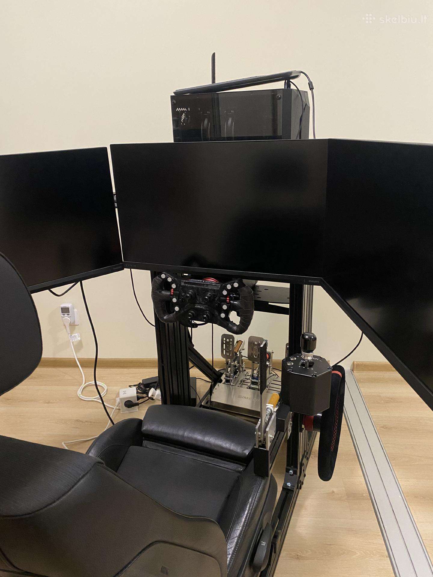 Pilnas Sim Racing komplektas su Simagic ir Simxpro