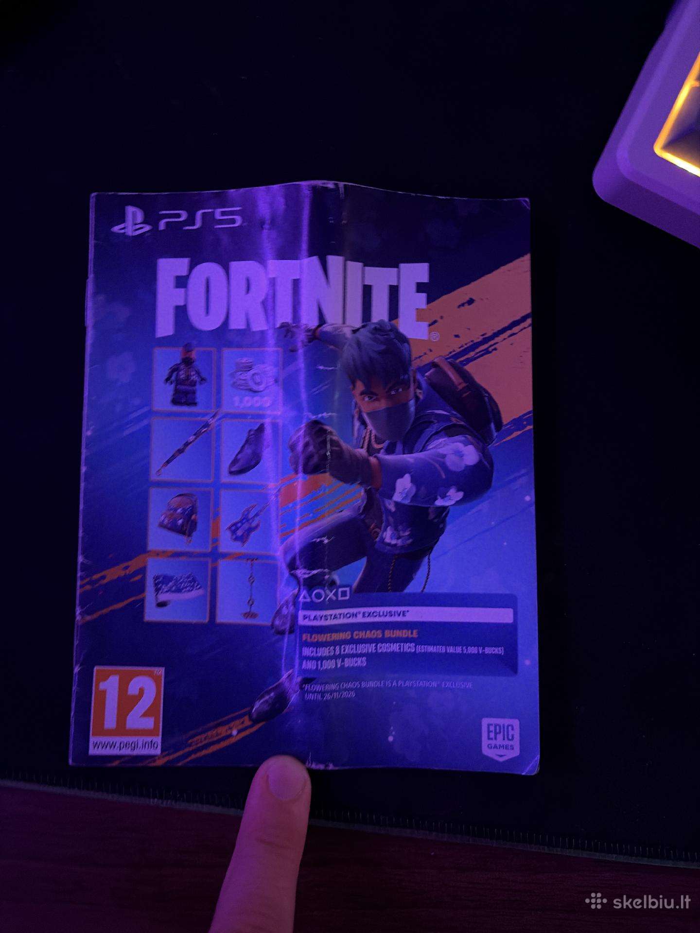 Fortnite ps5 pack Kodas Nenaudotas