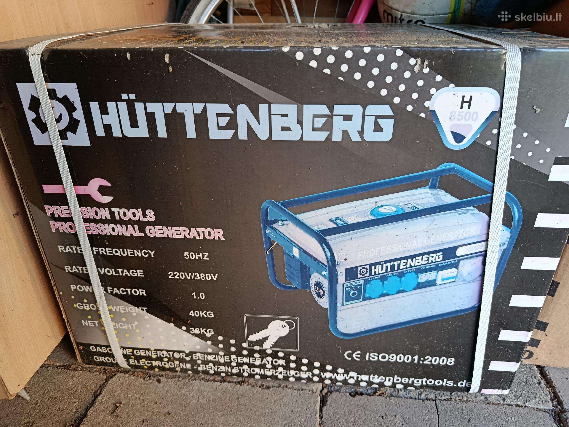 Benzininis elektros generatorius Huttenberg