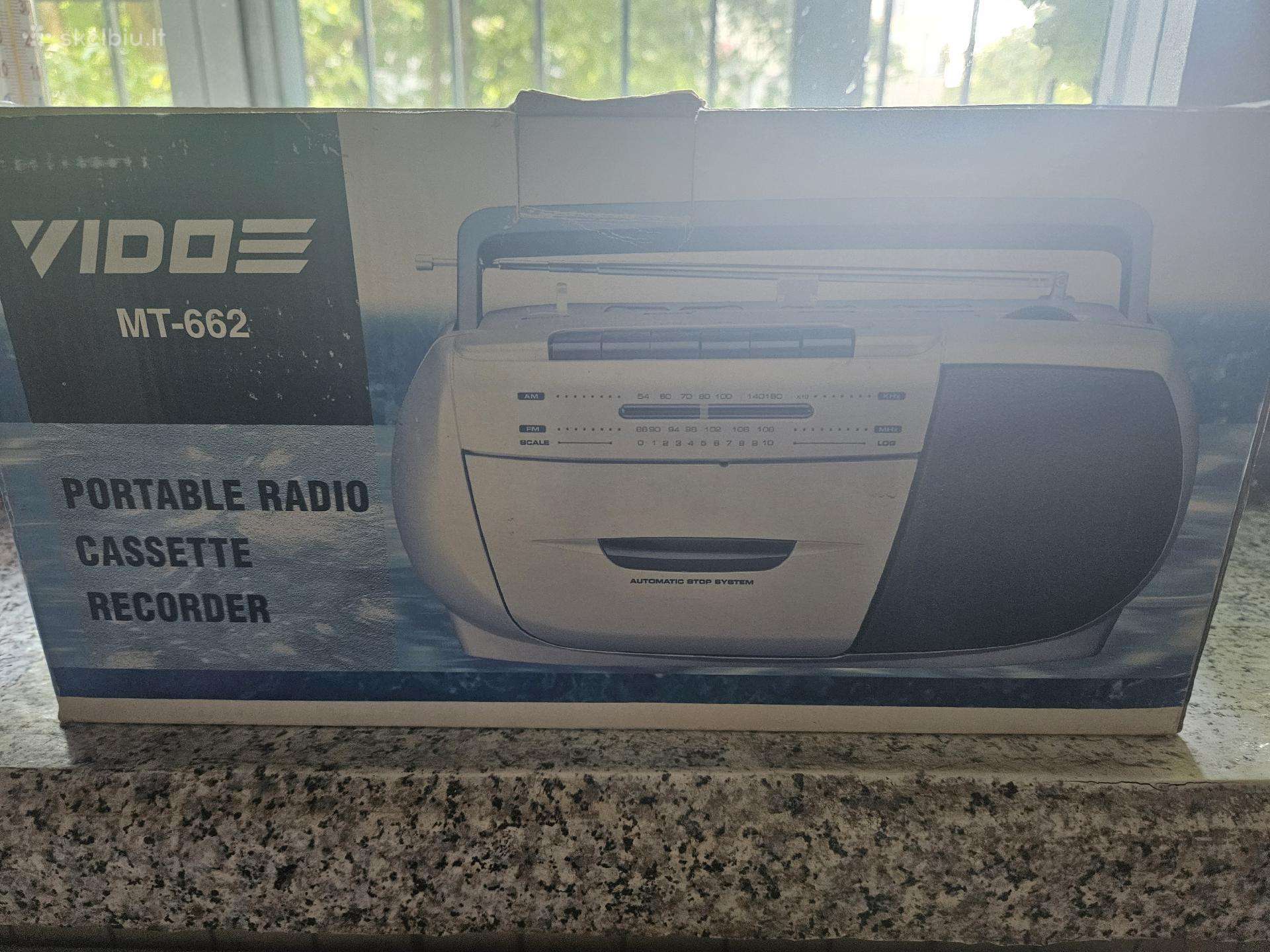 Radio imtuvas su magnetola