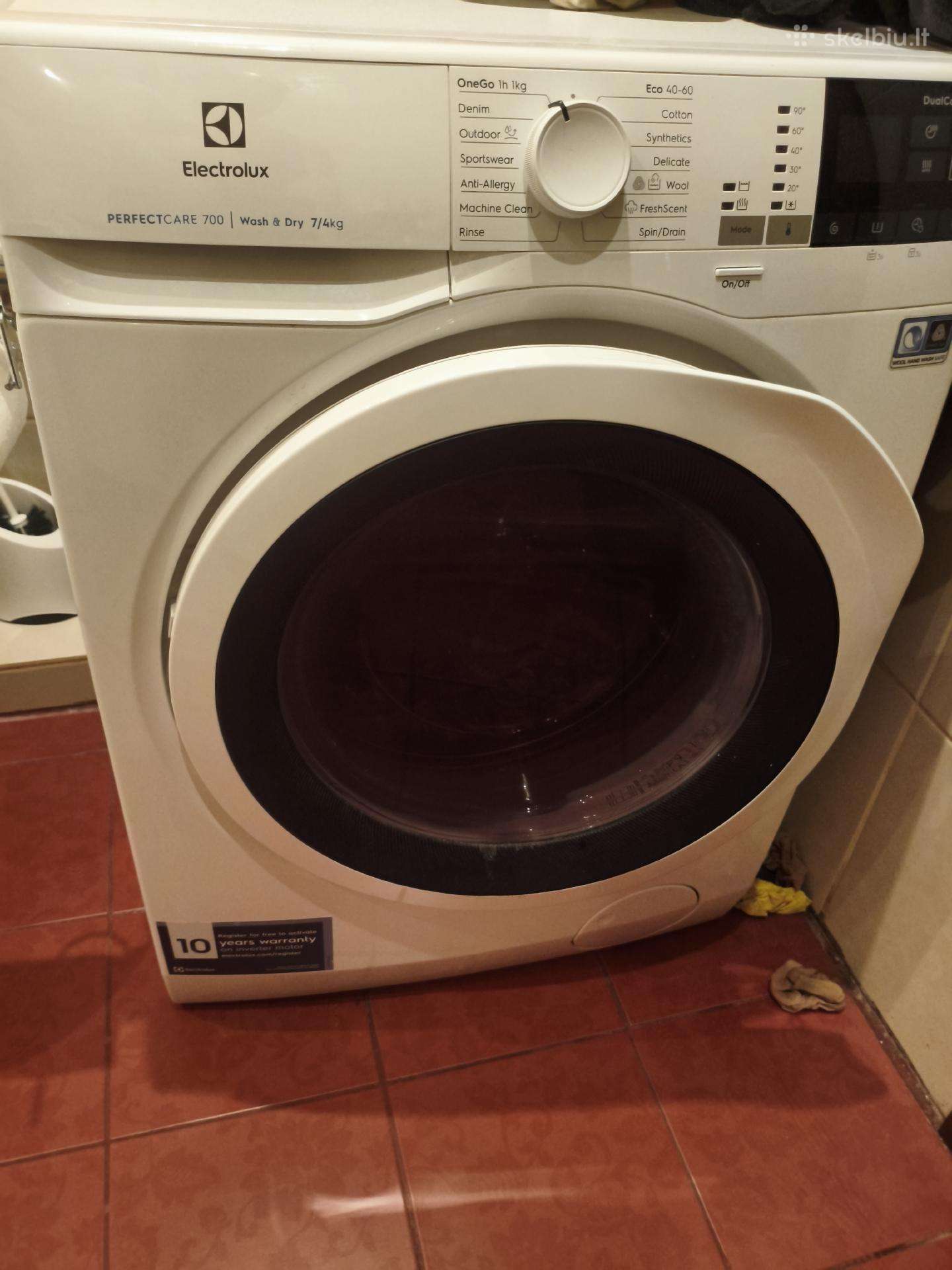 Electrolux 700skalbykle-džiovykltalpa:7kg/4kg